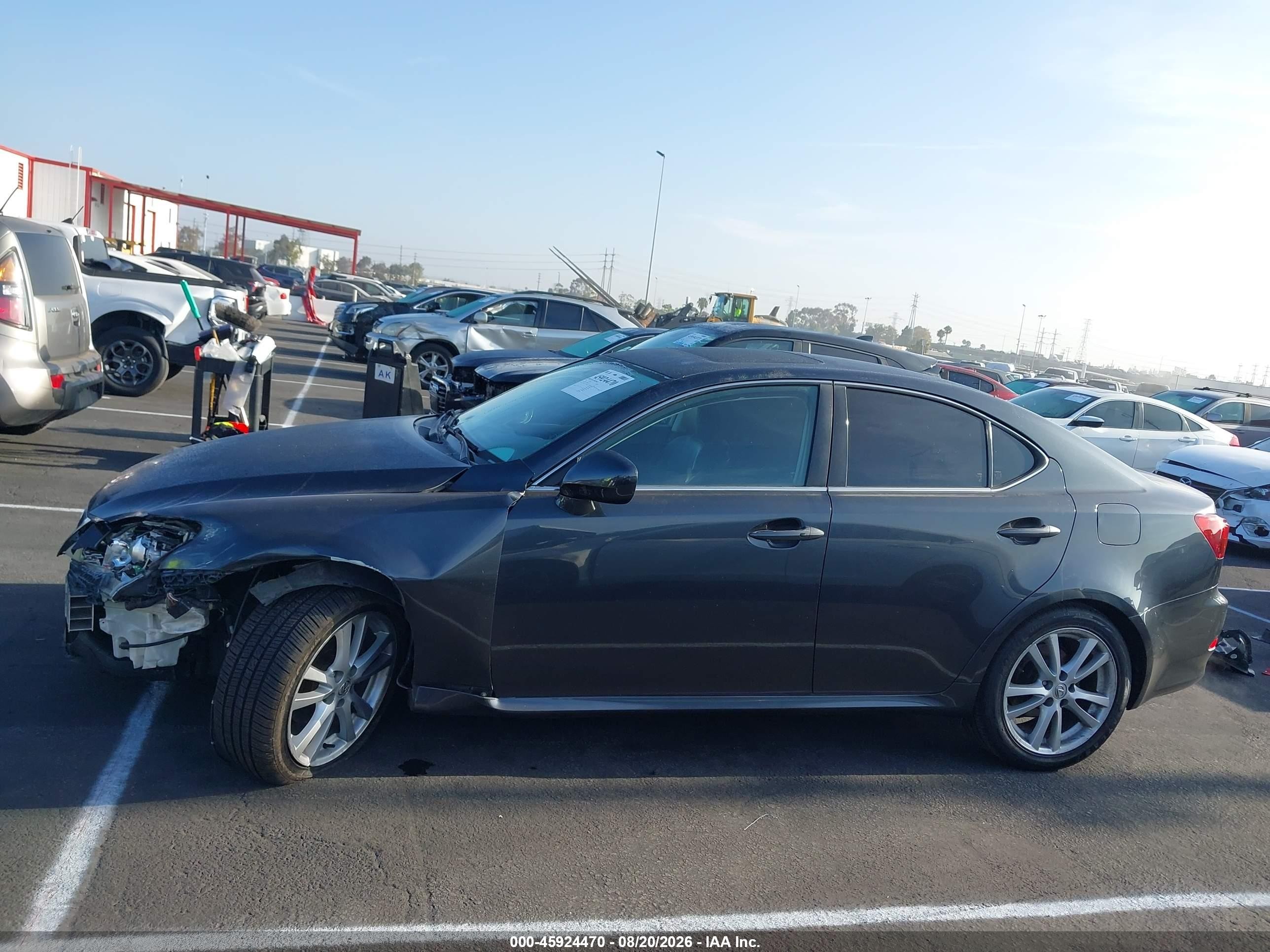 2007 Lexus Is 250   Gray vin: JTHBK262275048425