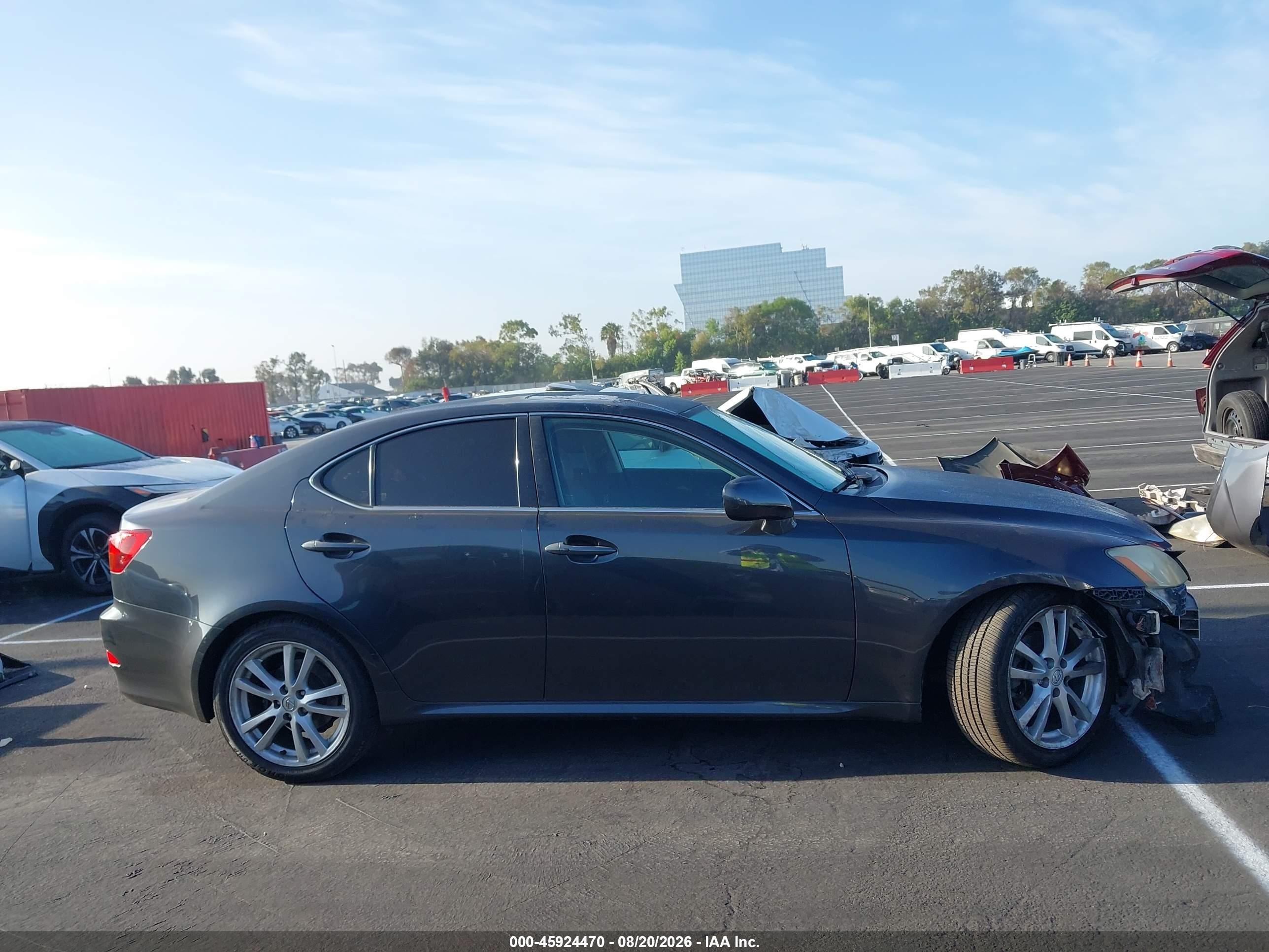 2007 Lexus Is 250   Gray vin: JTHBK262275048425
