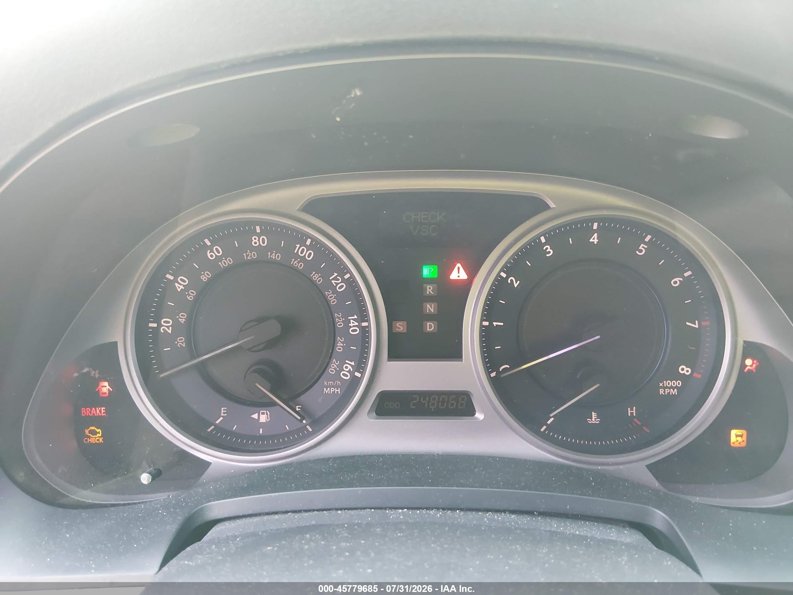 2008 Lexus Is 250   Light Blue vin: JTHBK262282078706