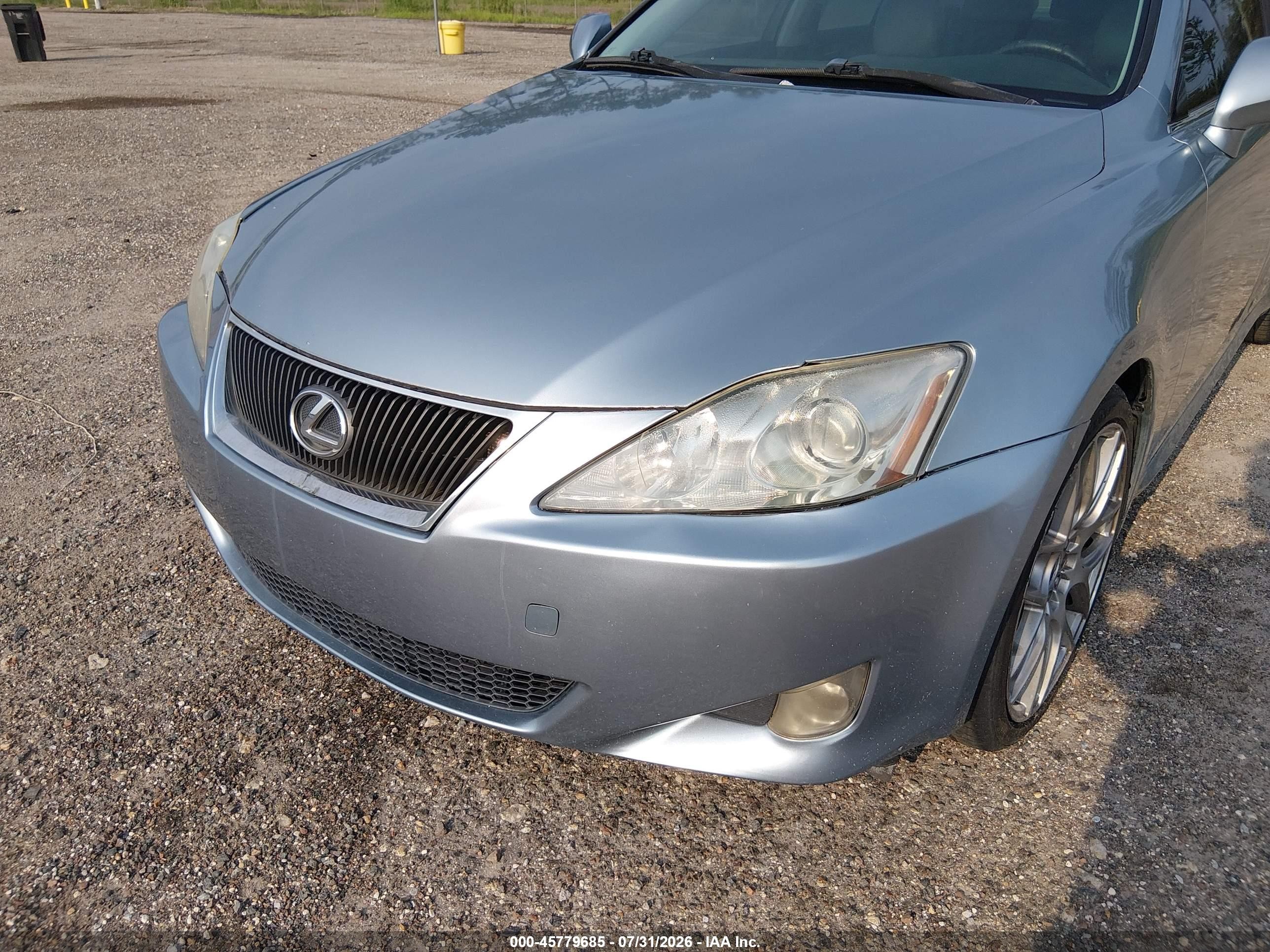 2008 Lexus Is 250   Light Blue vin: JTHBK262282078706