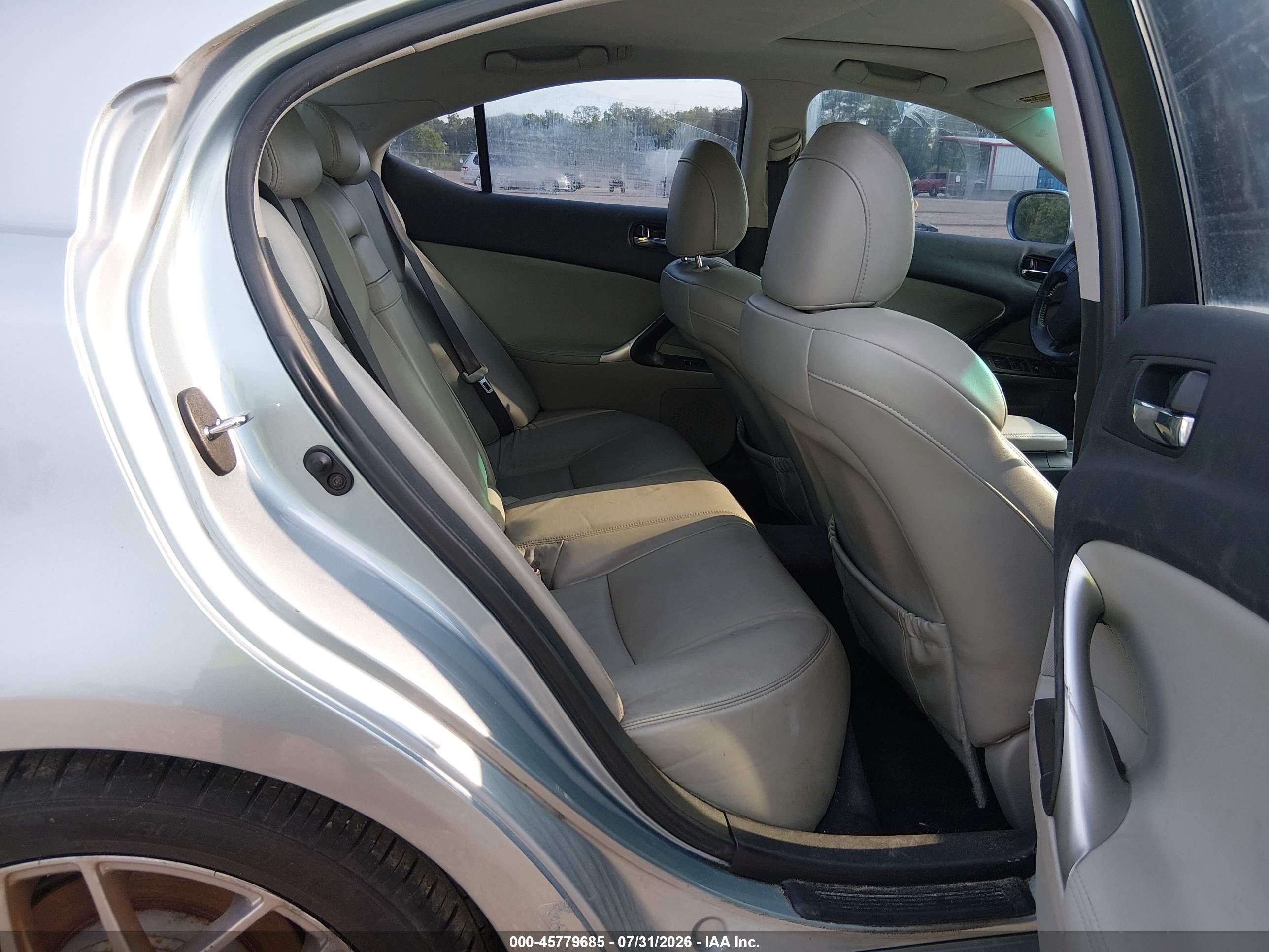 2008 Lexus Is 250   Light Blue vin: JTHBK262282078706