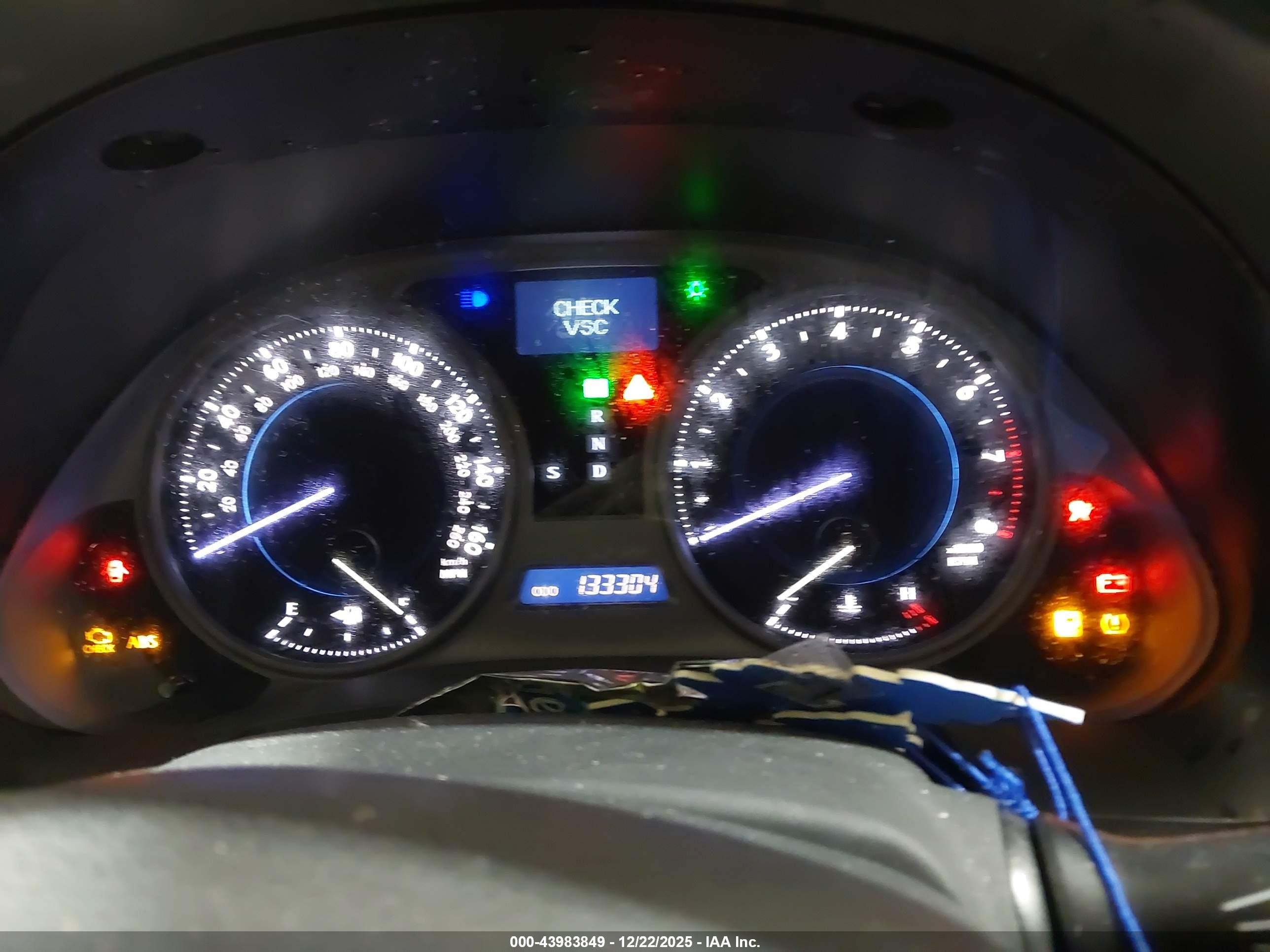 2008 Lexus Is 250   White vin: JTHBK262282080360