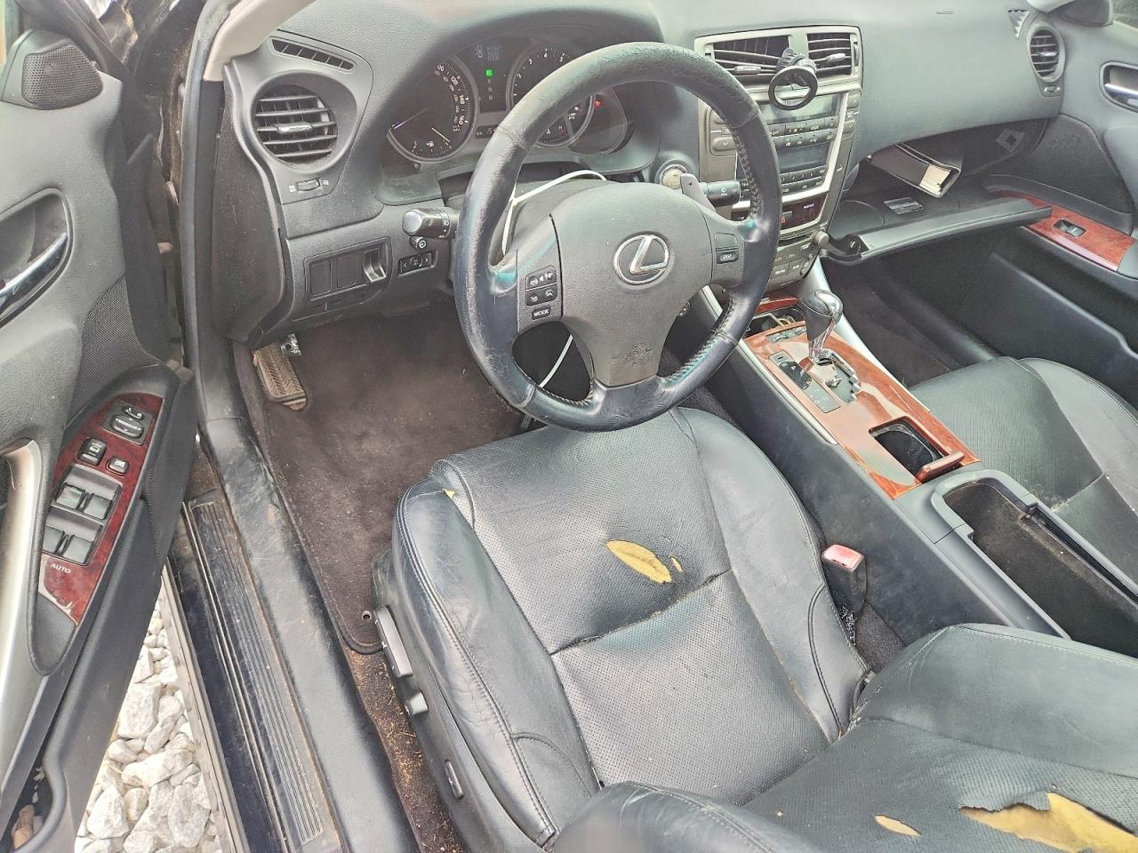 2008 Lexus Is 250 Black vin: JTHBK262285063752