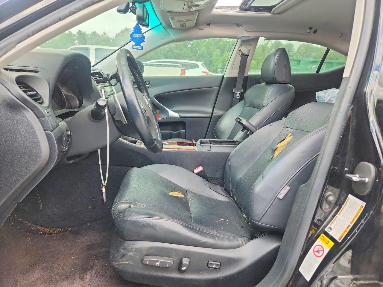 2008 Lexus Is 250 Black vin: JTHBK262285063752