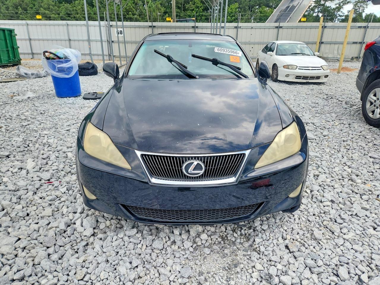 2008 Lexus Is 250 Black vin: JTHBK262285063752