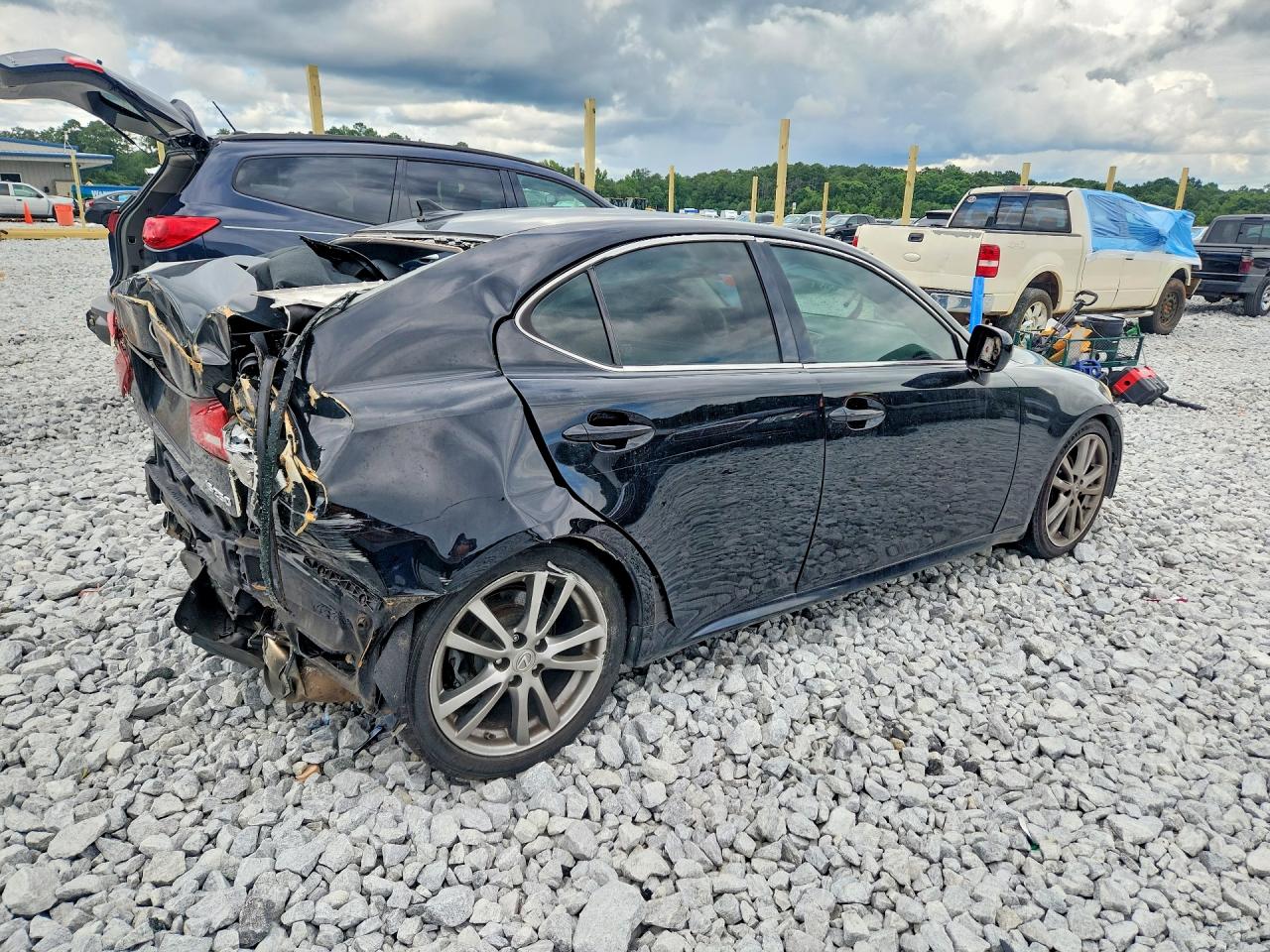2008 Lexus Is 250 Black vin: JTHBK262285063752