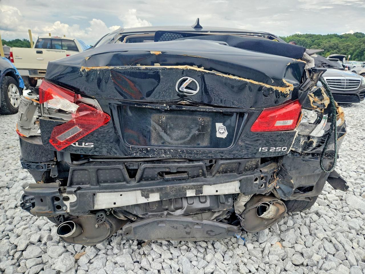 2008 Lexus Is 250 Black vin: JTHBK262285063752