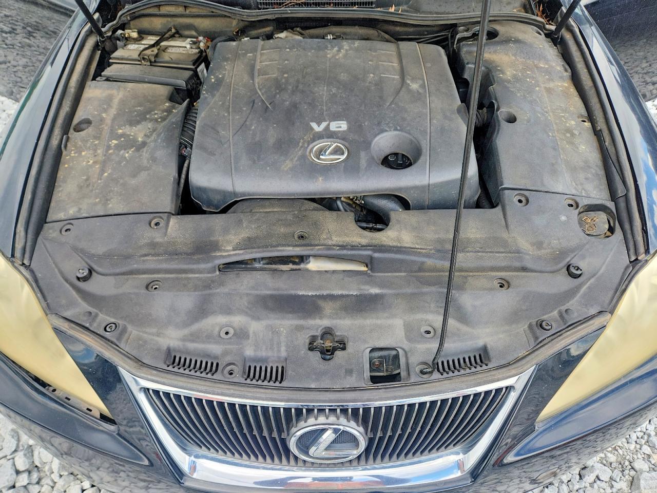 2008 Lexus Is 250 Black vin: JTHBK262285063752