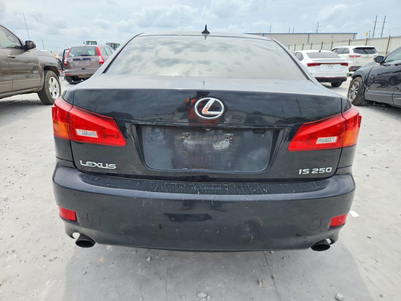 2008 Lexus Is 250 Black vin: JTHBK262285077411