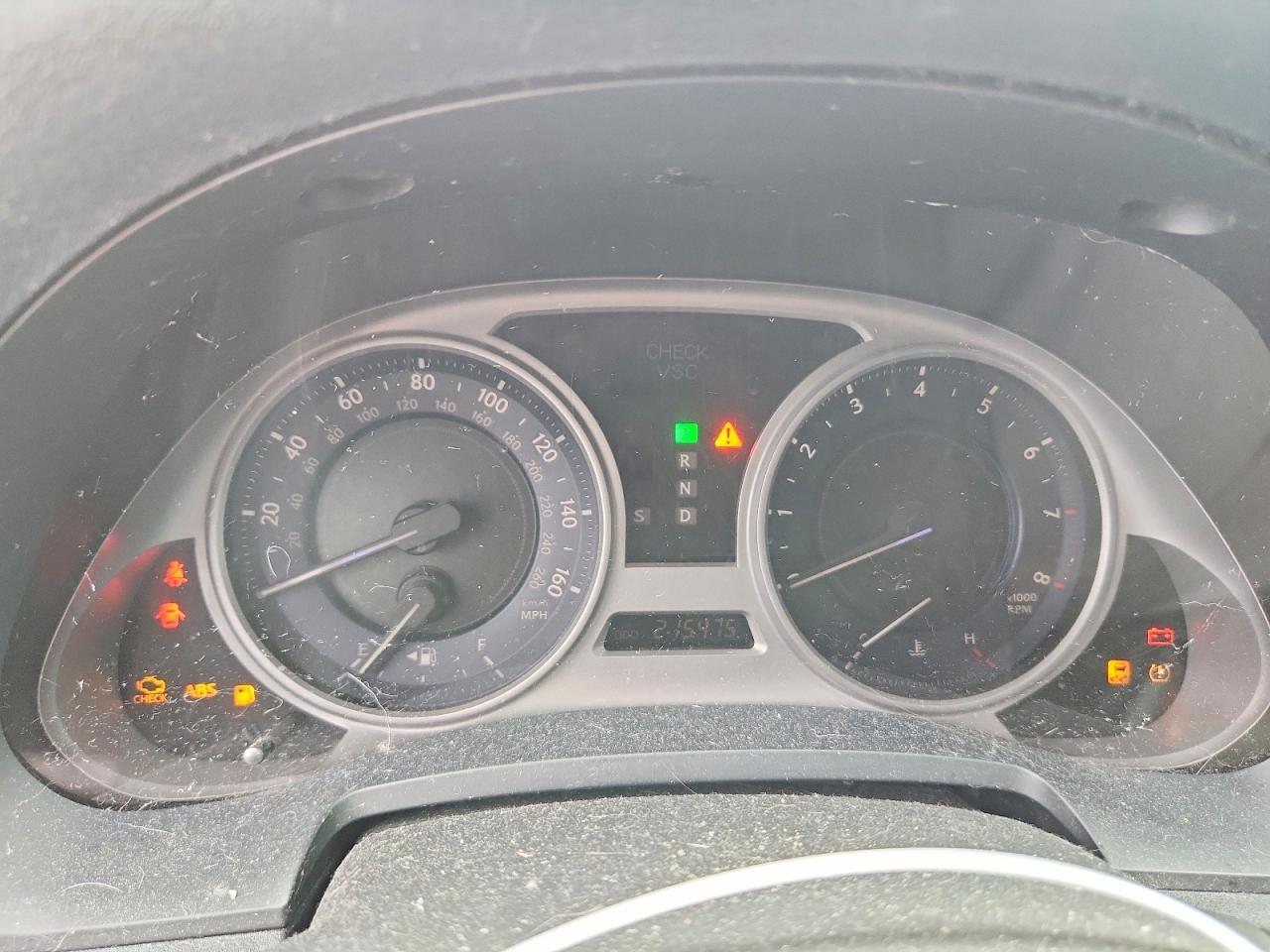 2008 Lexus Is 250 Black vin: JTHBK262285077411