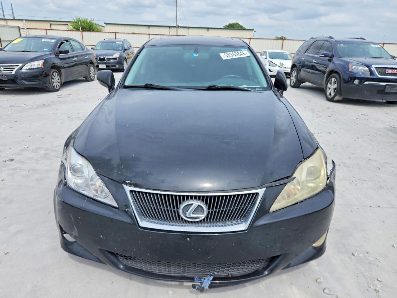 2008 Lexus Is 250 Black vin: JTHBK262285077411