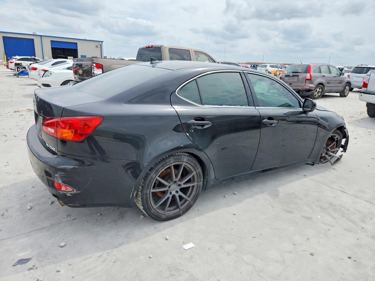 2008 Lexus Is 250 Black vin: JTHBK262285077411