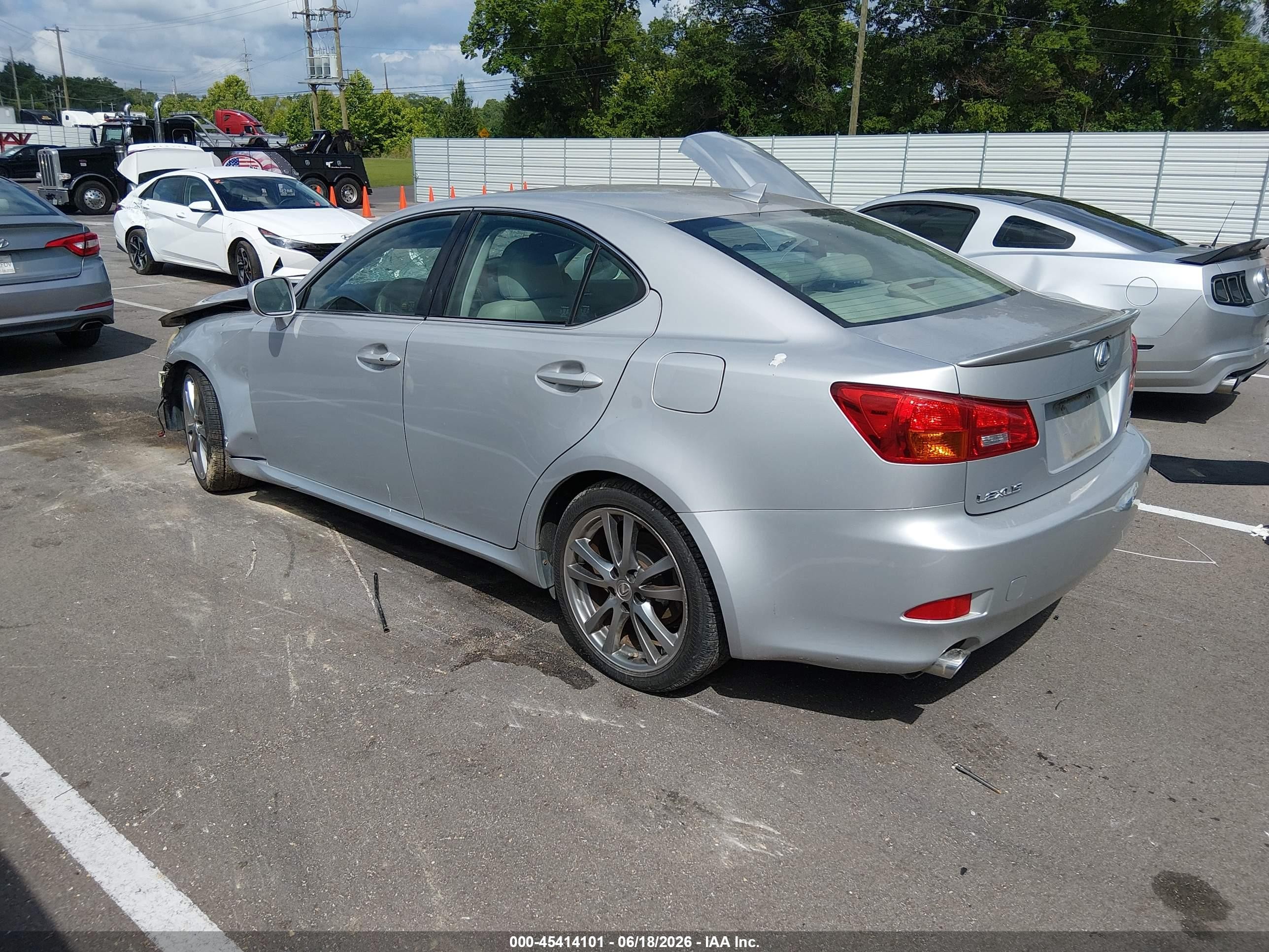 2008 Lexus Is 250   Gray vin: JTHBK262285081264