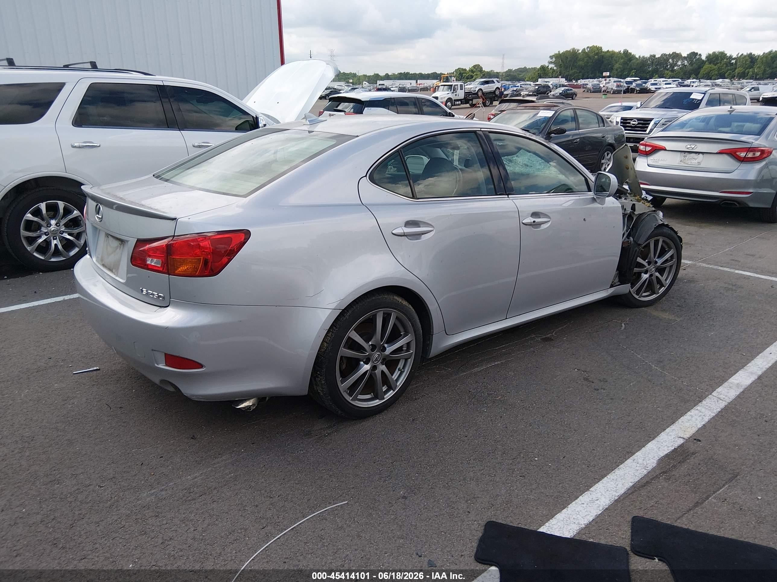 2008 Lexus Is 250   Gray vin: JTHBK262285081264