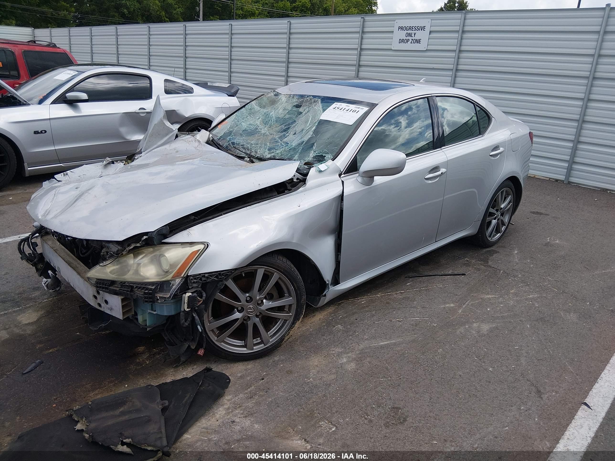 2008 Lexus Is 250   Gray vin: JTHBK262285081264