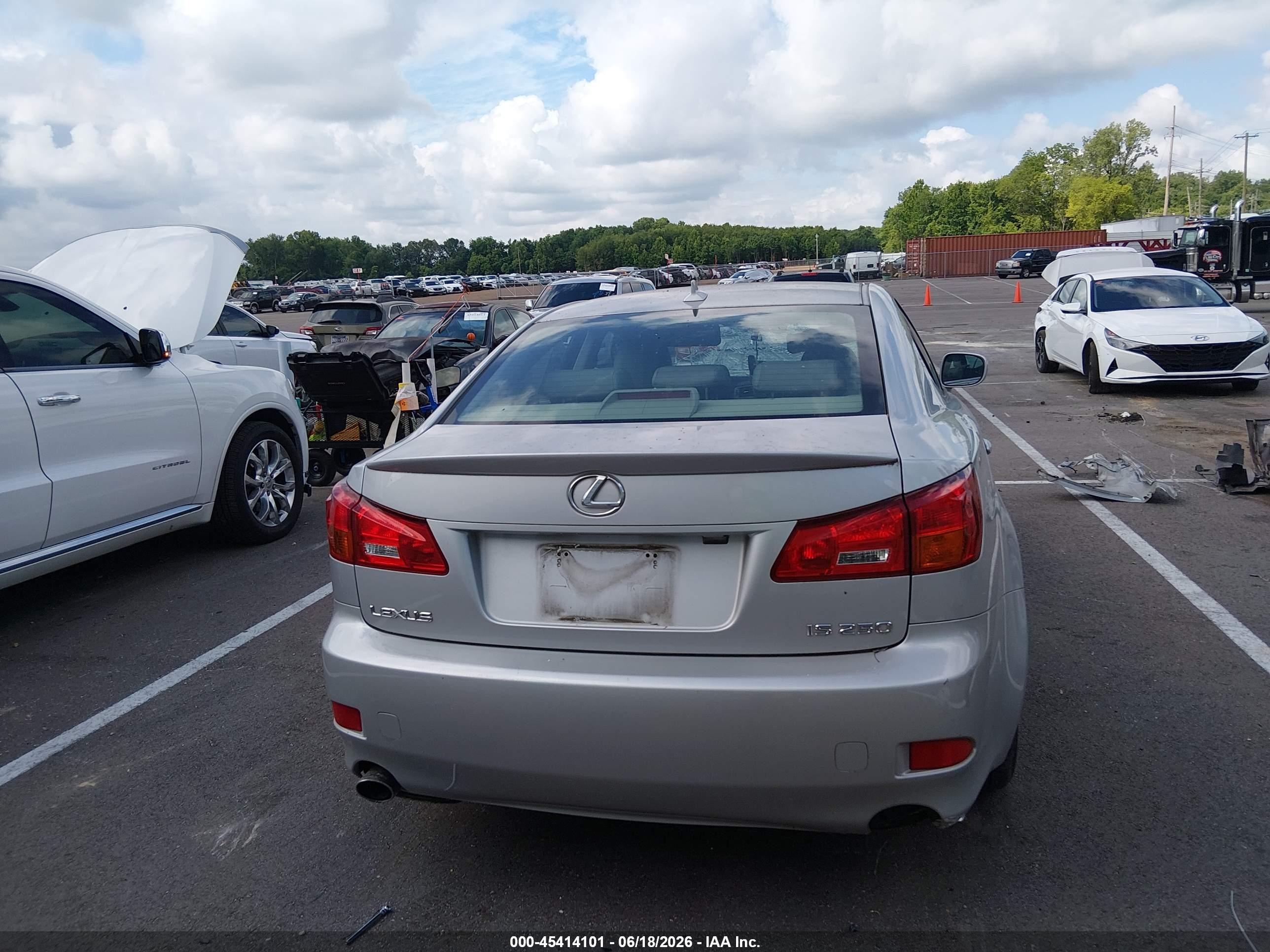 2008 Lexus Is 250   Gray vin: JTHBK262285081264