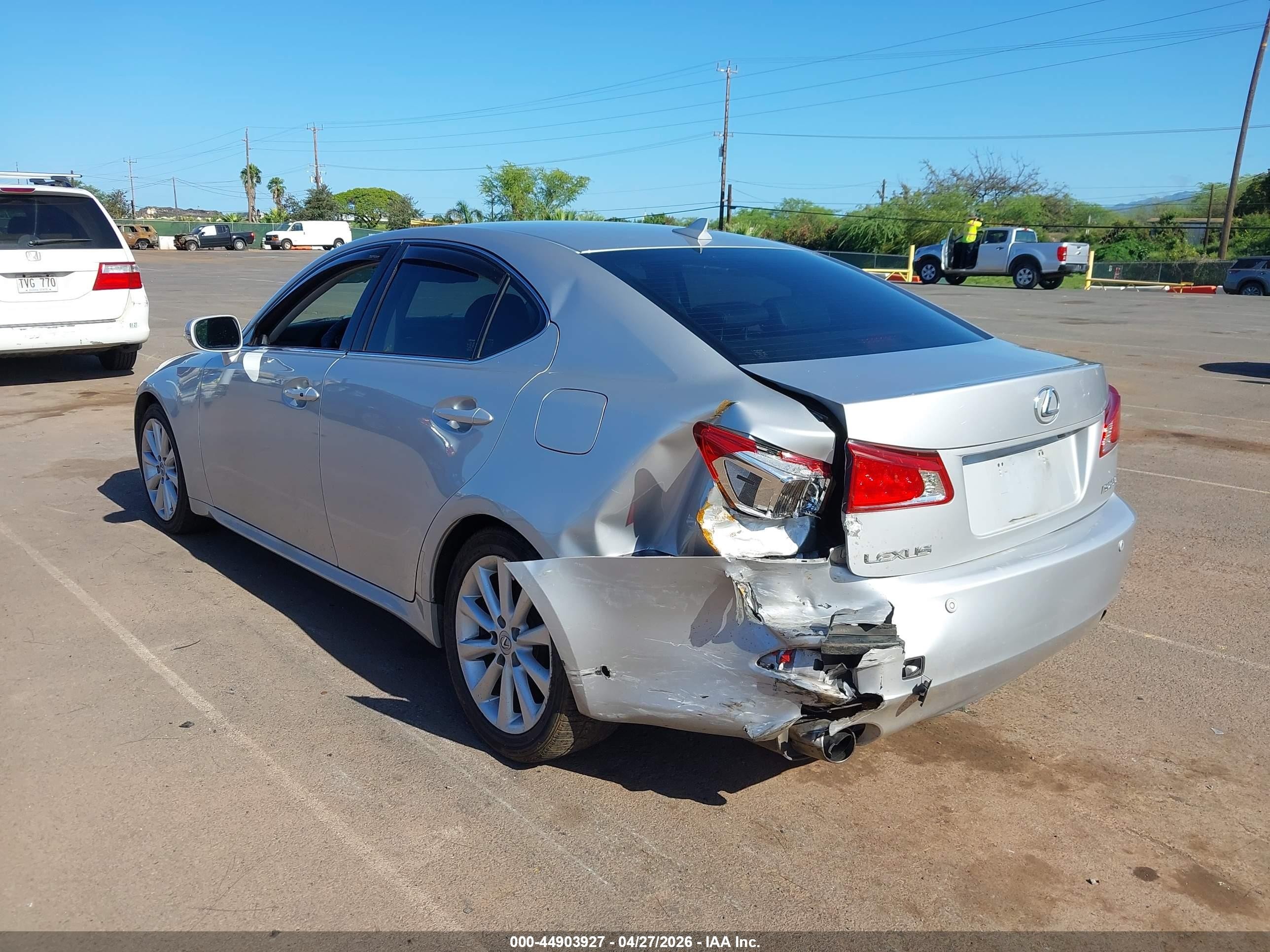 2009 Lexus Is 250 Silver vin: JTHBK262292083941
