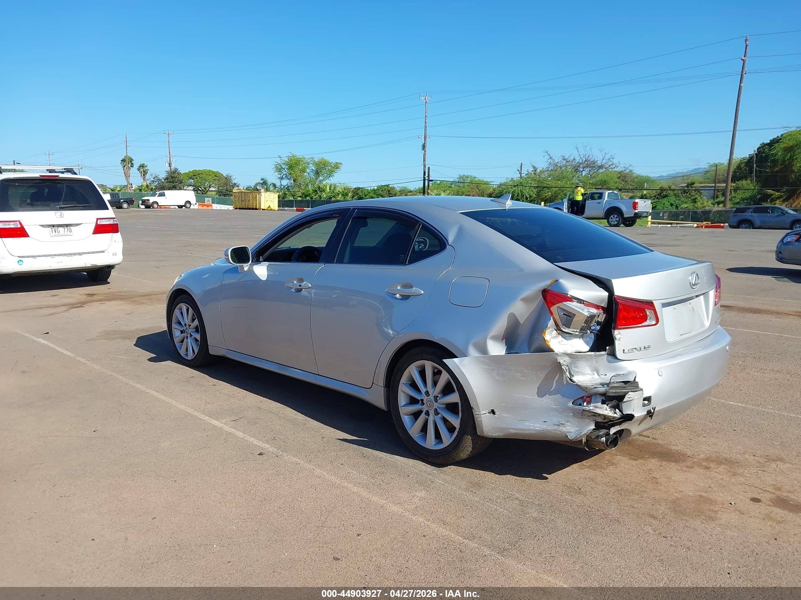 2009 Lexus Is 250 Silver vin: JTHBK262292083941