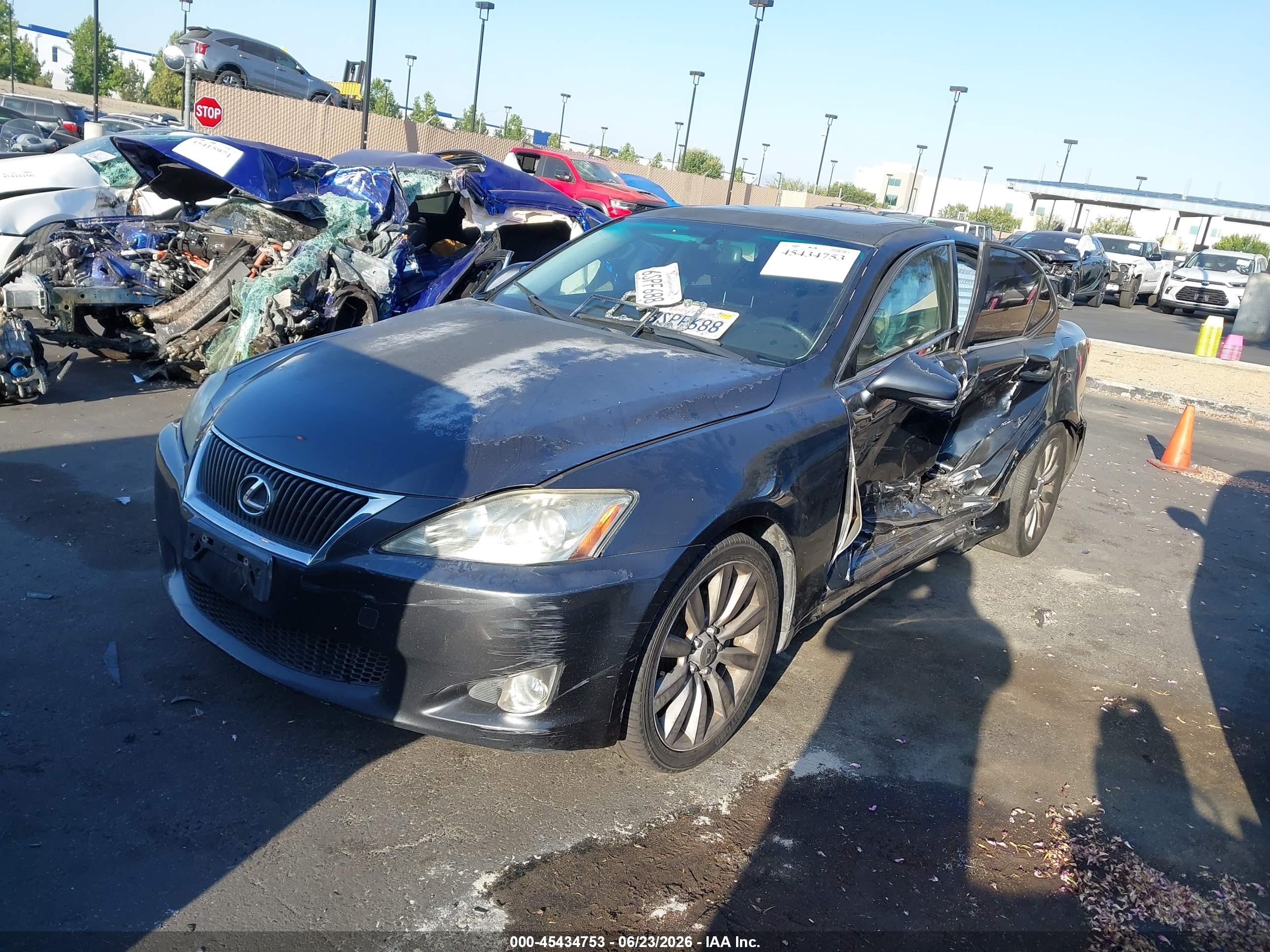 2009 Lexus Is 250   Gray vin: JTHBK262292084457