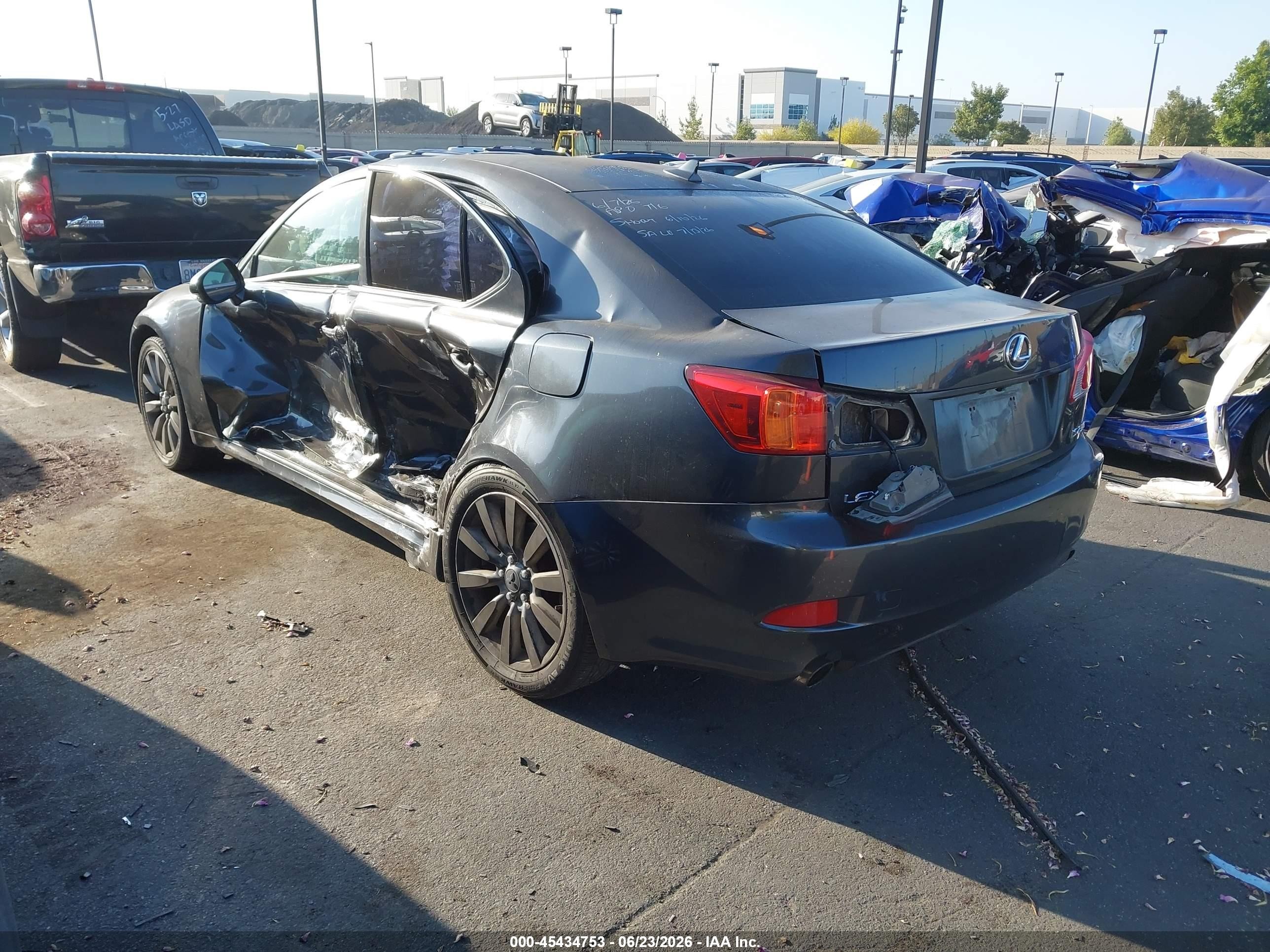 2009 Lexus Is 250   Gray vin: JTHBK262292084457