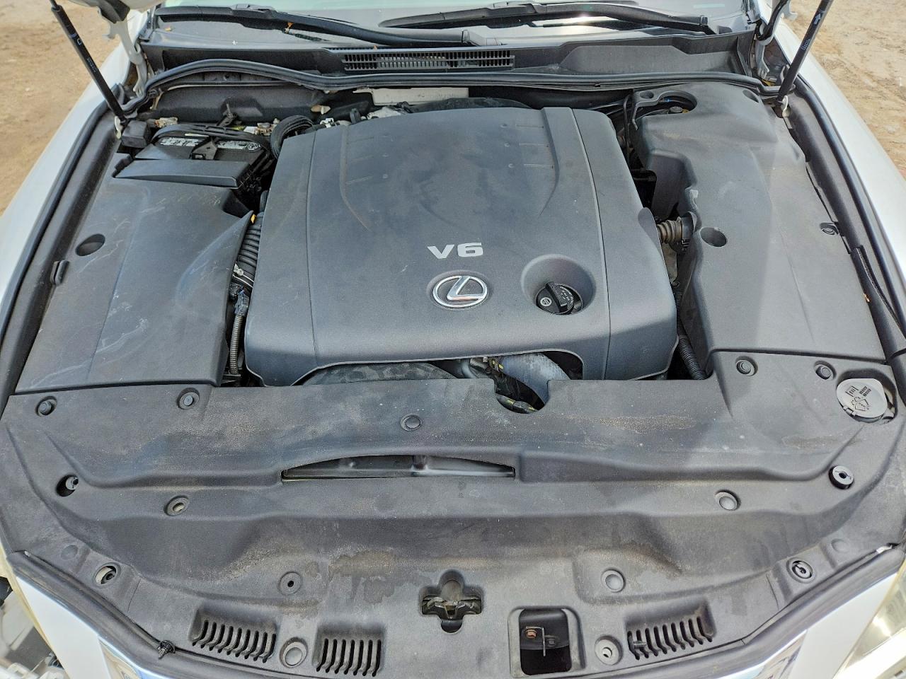 2009 Lexus Is 250 Base White vin: JTHBK262292089738