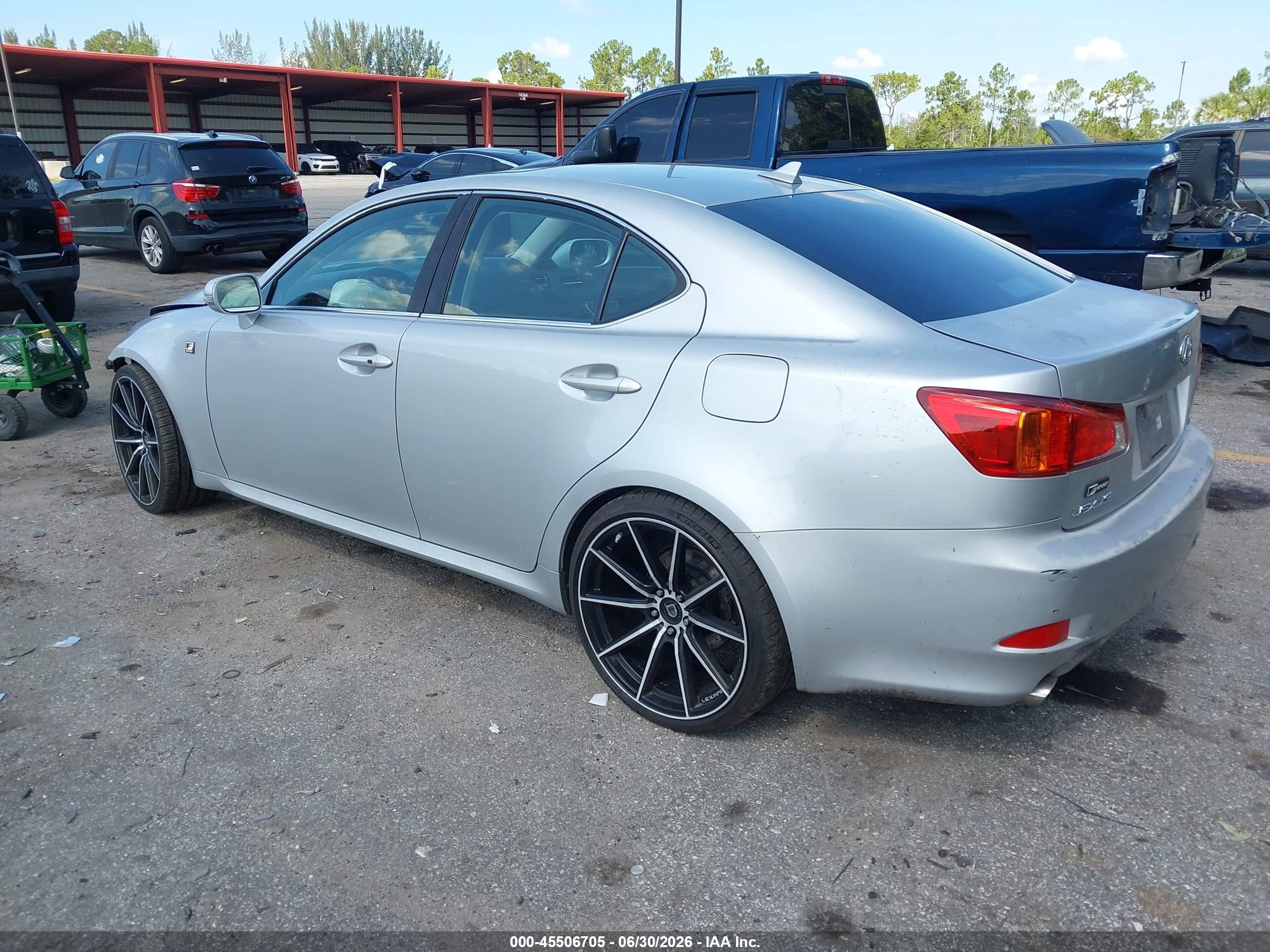2009 Lexus Is 250   Silver vin: JTHBK262292090498