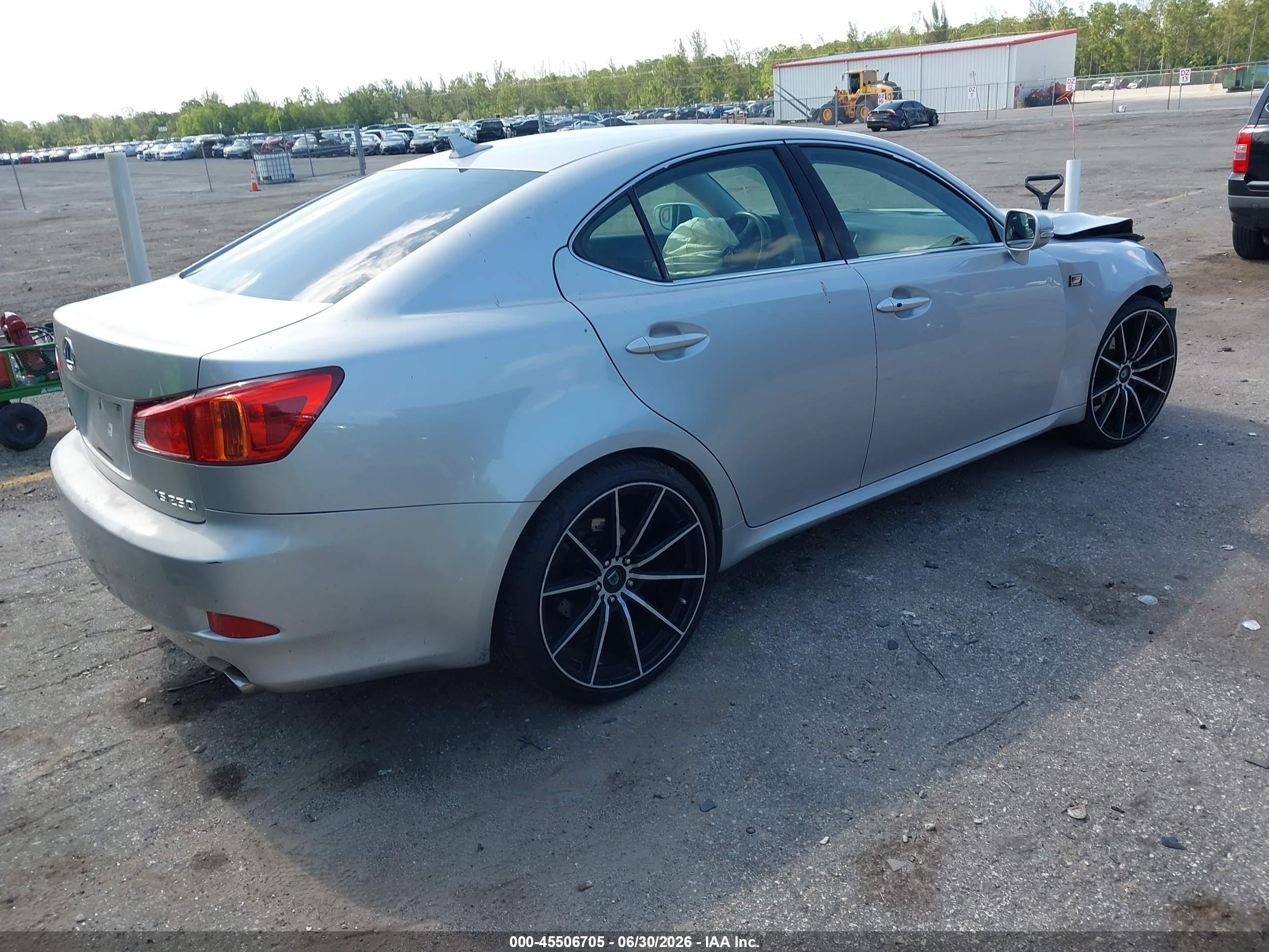 2009 Lexus Is 250   Silver vin: JTHBK262292090498