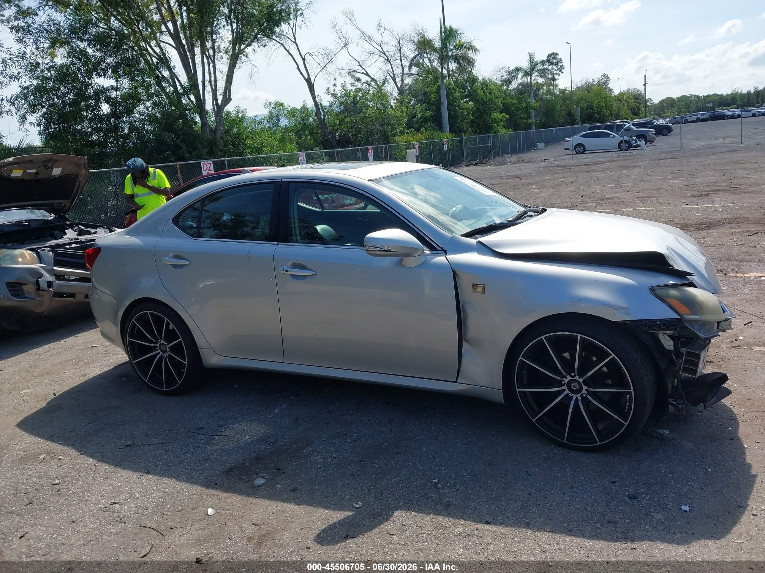2009 Lexus Is 250   Silver vin: JTHBK262292090498
