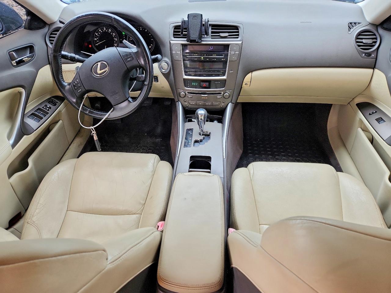 2009 Lexus Is 250 Blue vin: JTHBK262292092381
