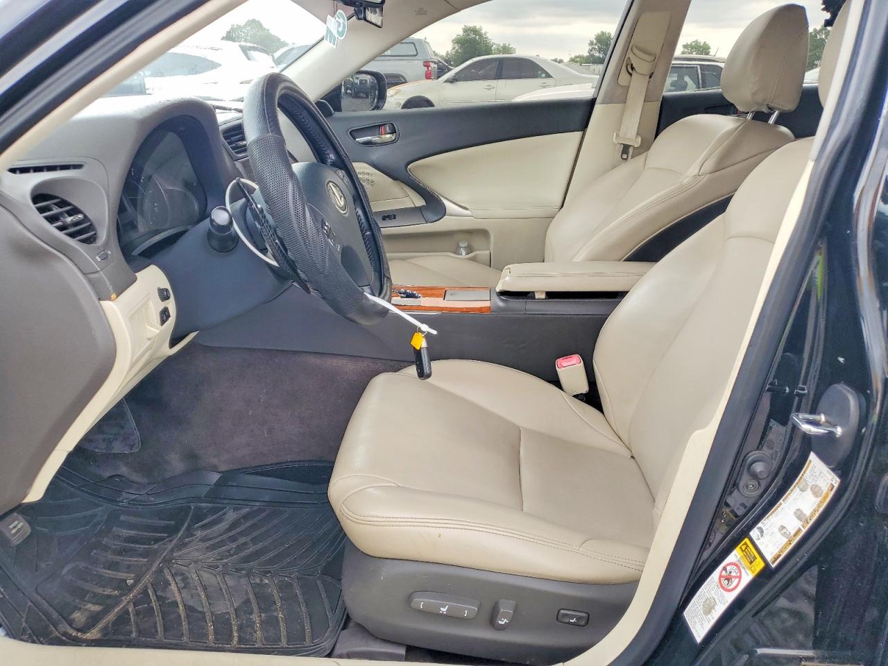 2009 Lexus Is 250 Black vin: JTHBK262292092431