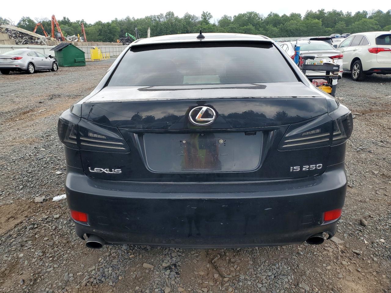 2009 Lexus Is 250 Black vin: JTHBK262292092431