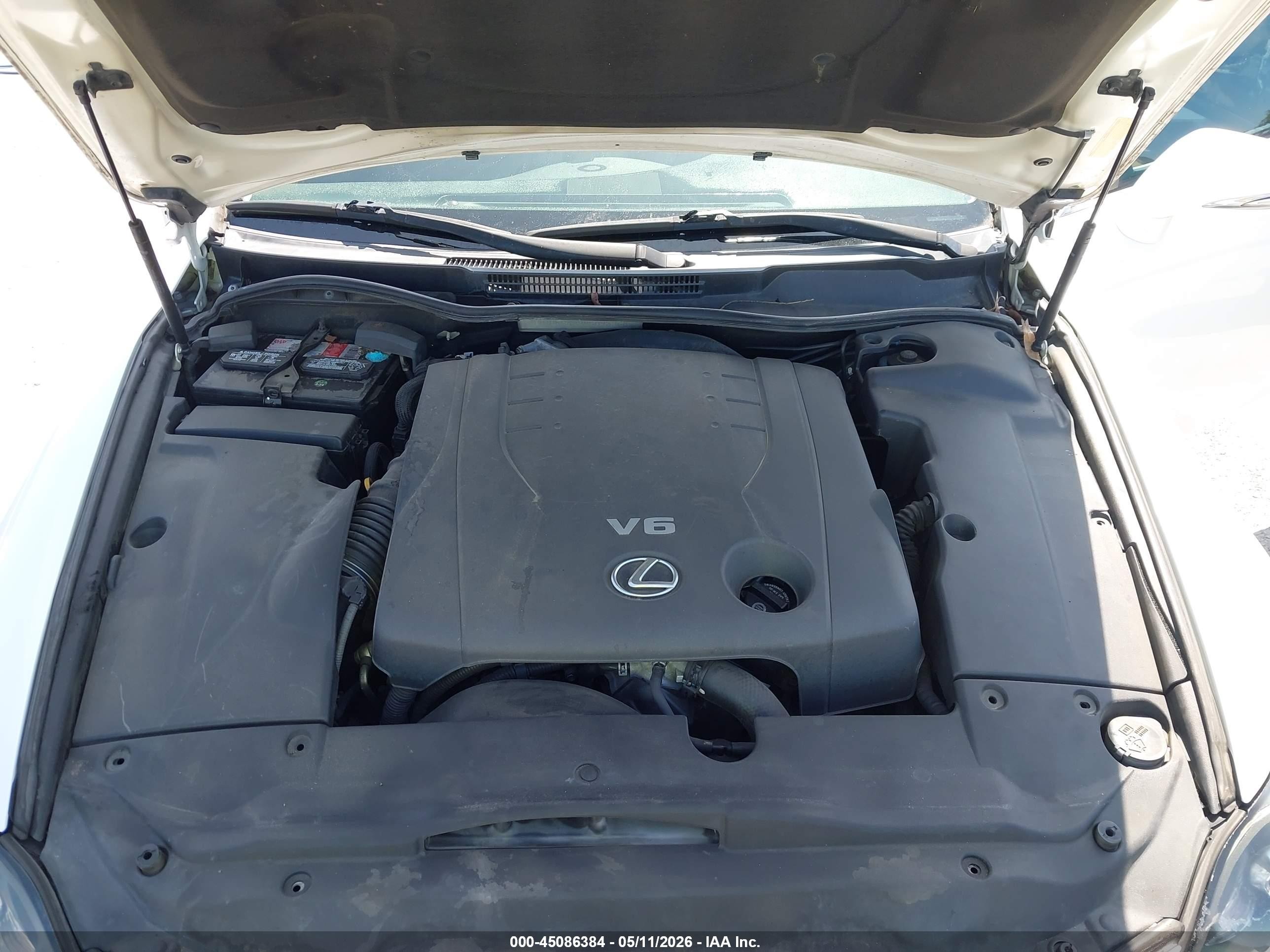 2009 Lexus Is 250   White vin: JTHBK262295093268