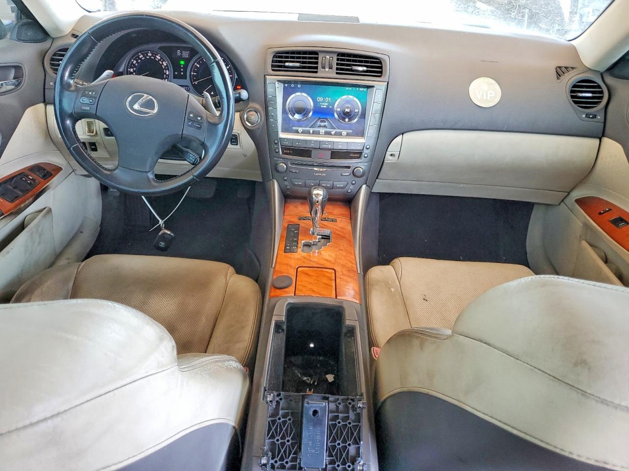 2009 Lexus Is 250 Base Черный vin: JTHBK262295101899