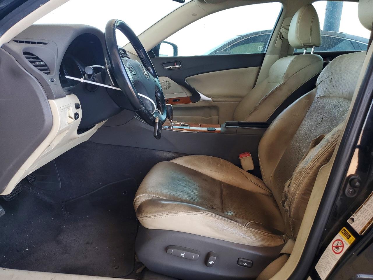 2009 Lexus Is 250 Base Черный vin: JTHBK262295101899
