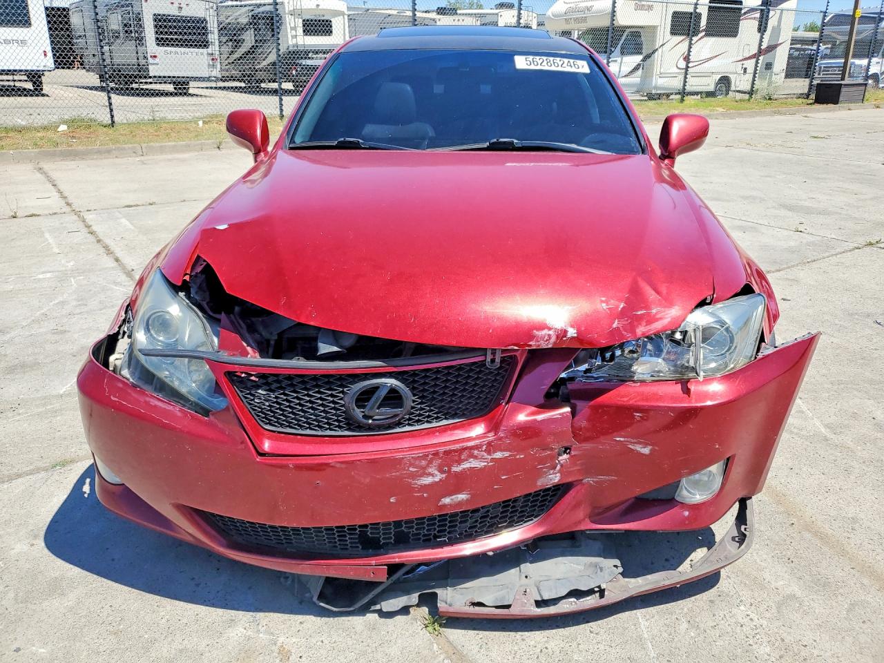 2006 Lexus Is 250 Burgundy vin: JTHBK262362012789
