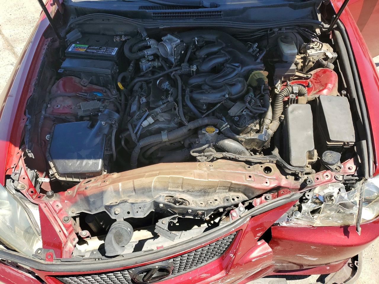 2006 Lexus Is 250 Burgundy vin: JTHBK262362012789