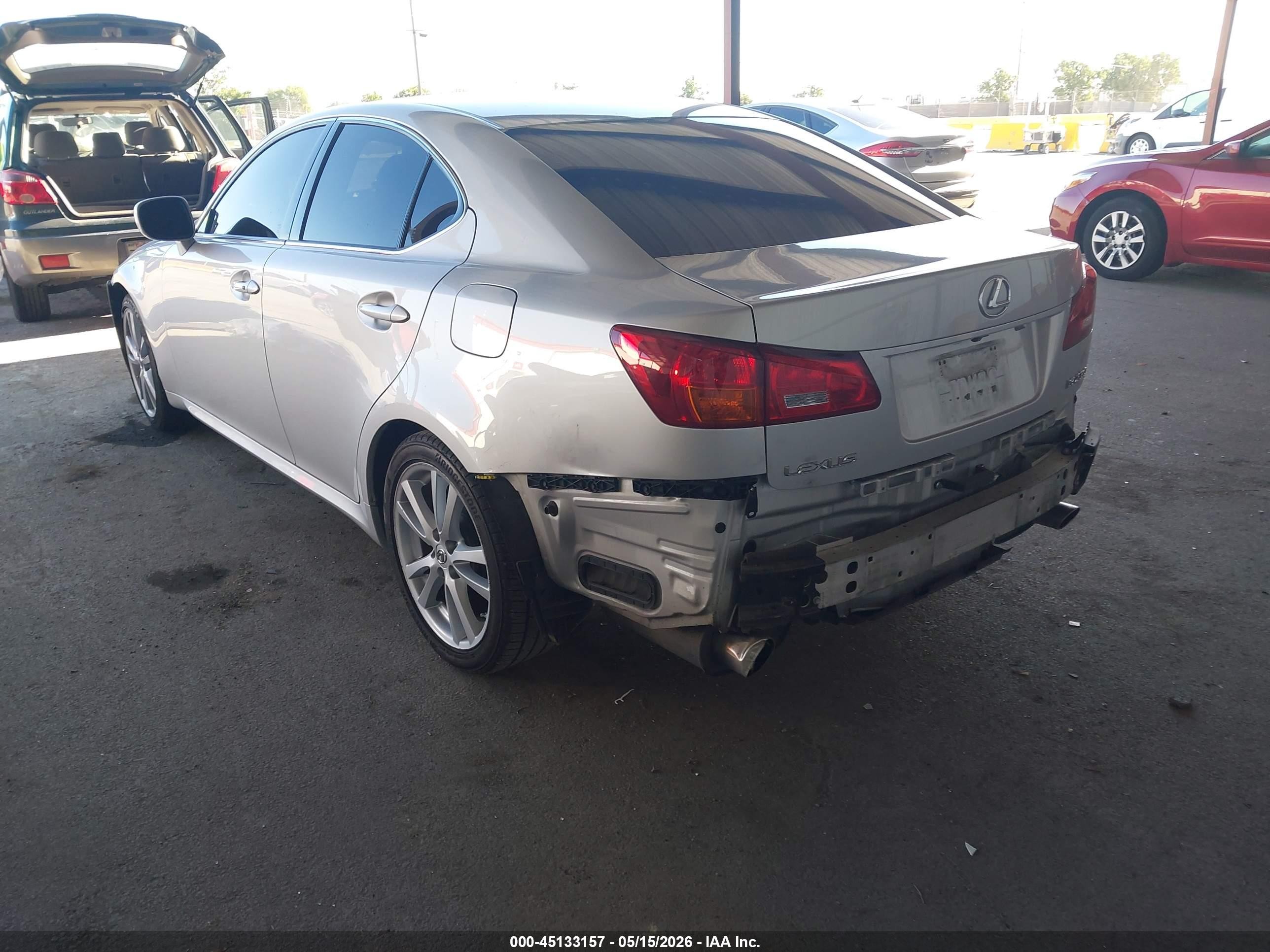 2006 Lexus Is 250   Silver vin: JTHBK262365014038