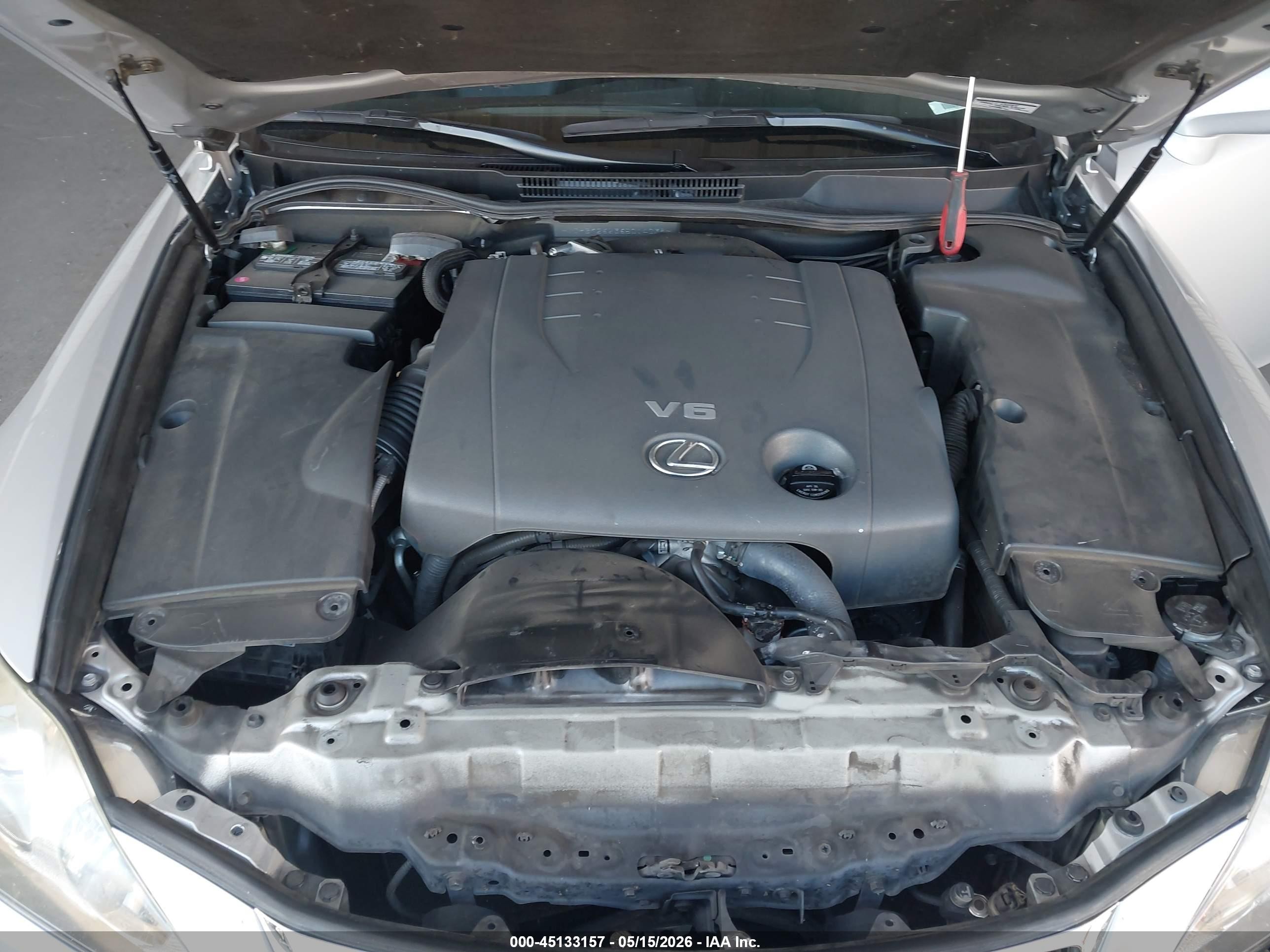 2006 Lexus Is 250   Silver vin: JTHBK262365014038