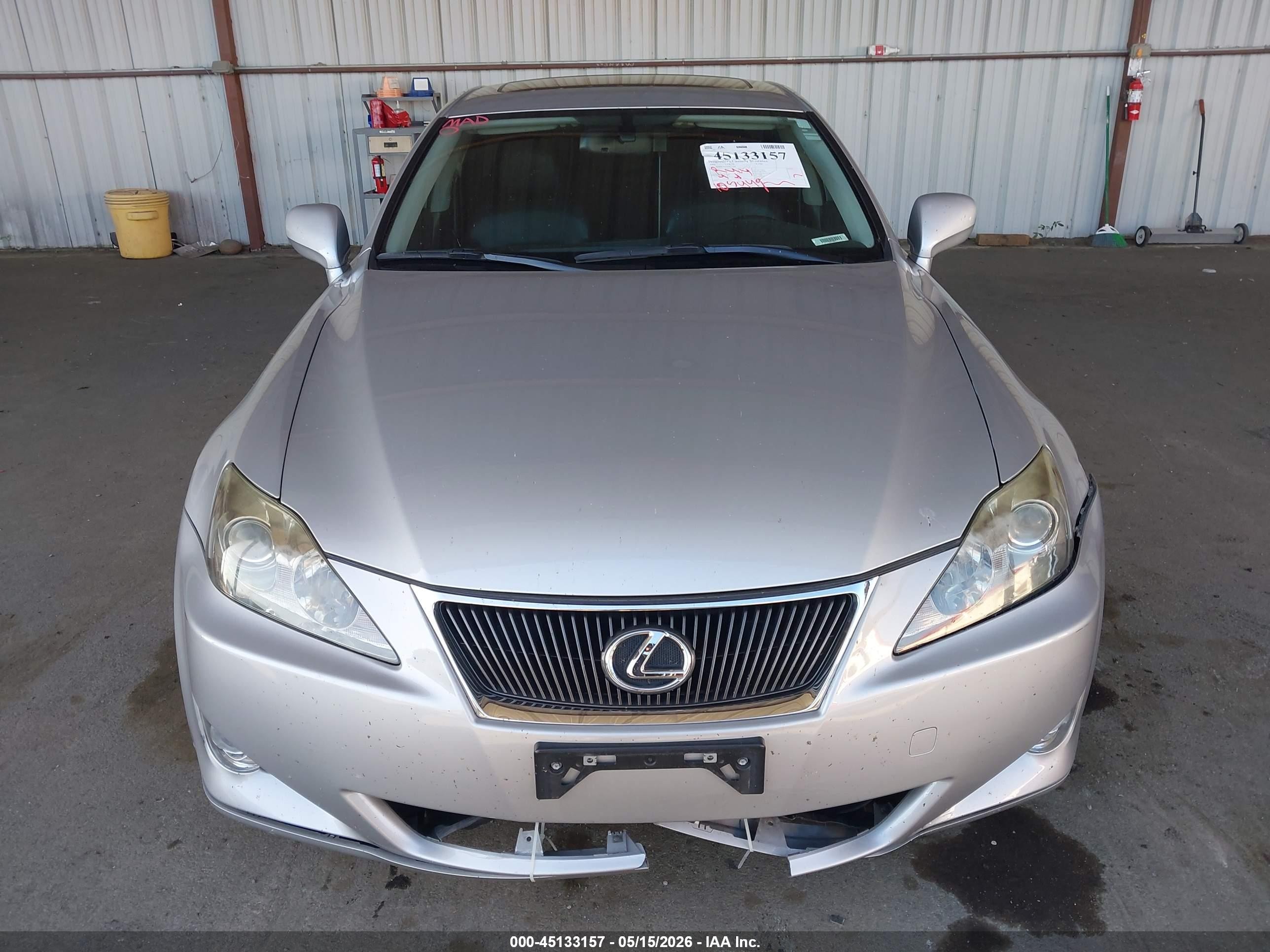 2006 Lexus Is 250   Silver vin: JTHBK262365014038