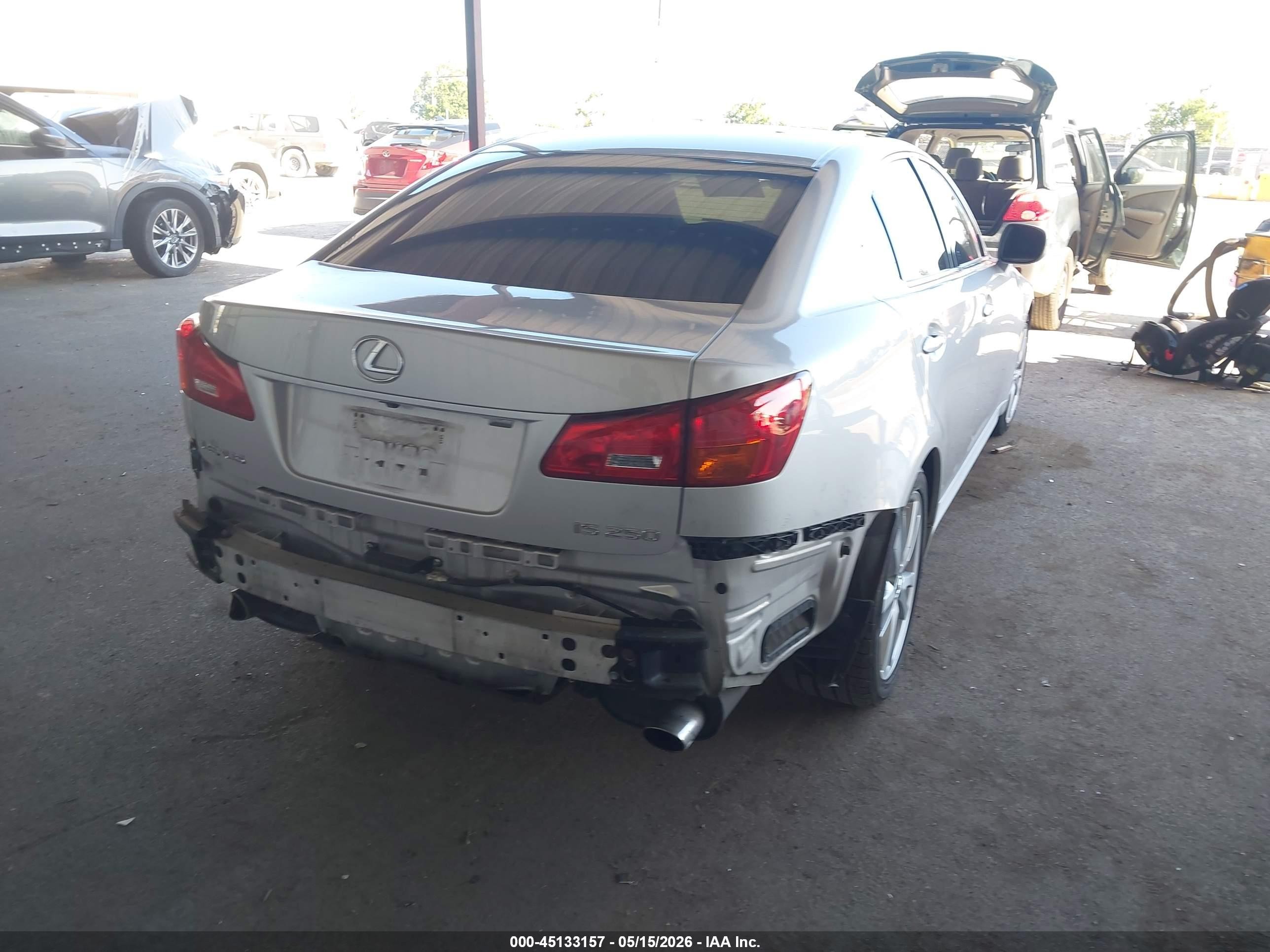 2006 Lexus Is 250   Silver vin: JTHBK262365014038
