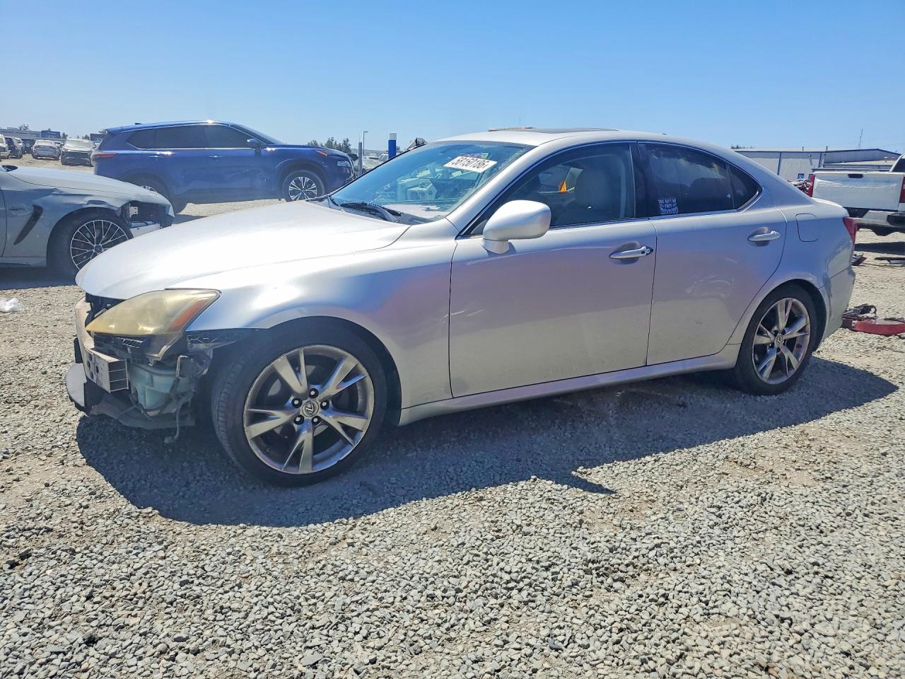 2007 Lexus Is 250 Silver vin: JTHBK262372030906