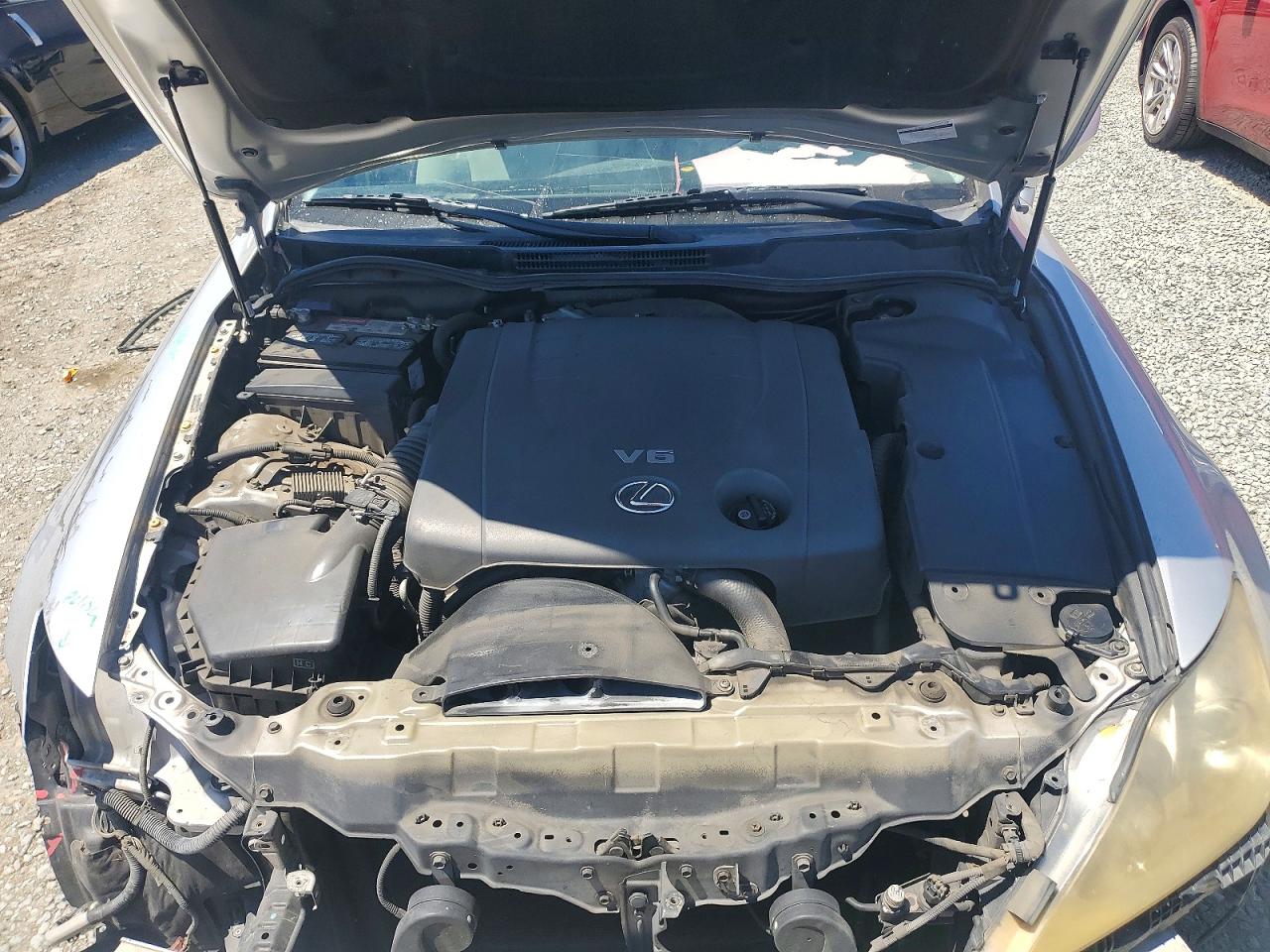 2007 Lexus Is 250 Silver vin: JTHBK262372030906