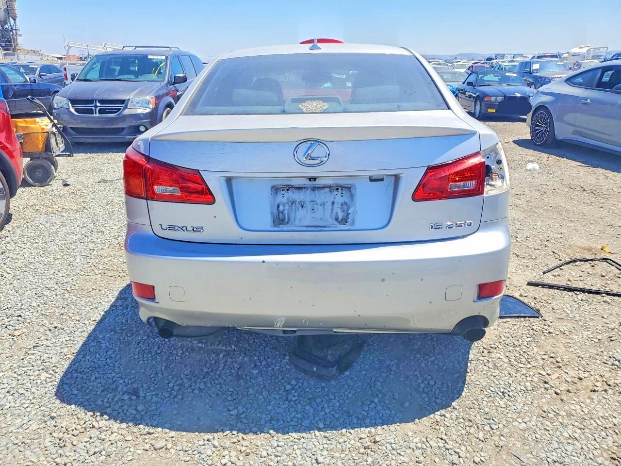 2007 Lexus Is 250 Silver vin: JTHBK262372030906