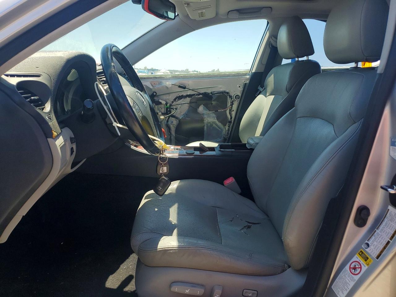 2007 Lexus Is 250 Silver vin: JTHBK262372030906