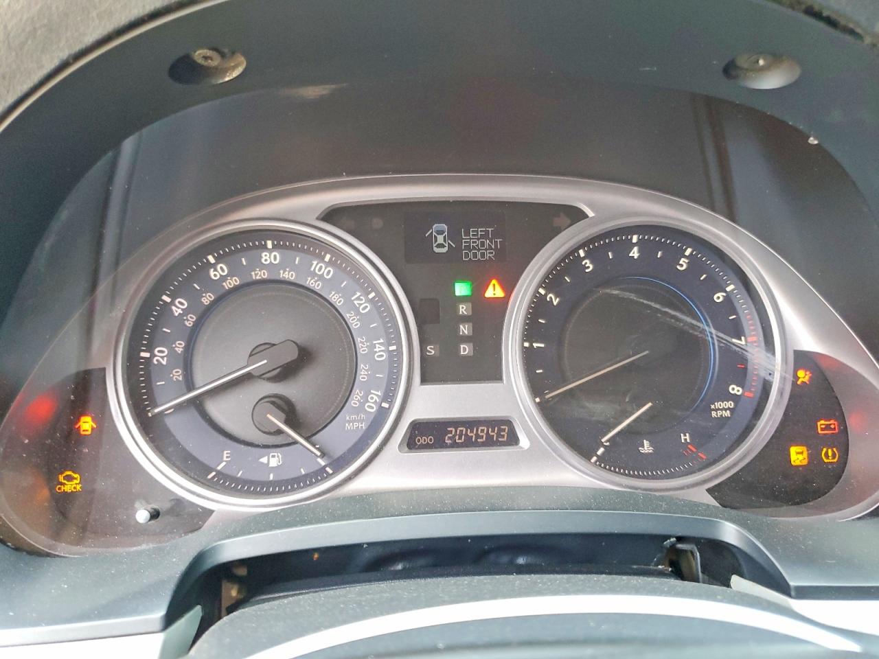 2007 Lexus Is 250 Base Black vin: JTHBK262372035118
