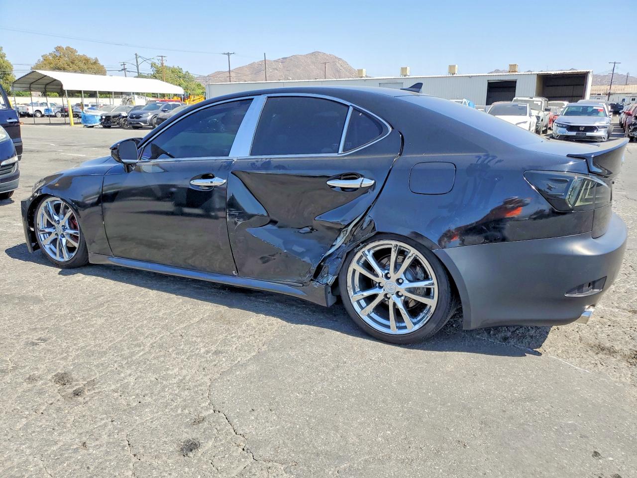 2007 Lexus Is 250 Base Black vin: JTHBK262372035118