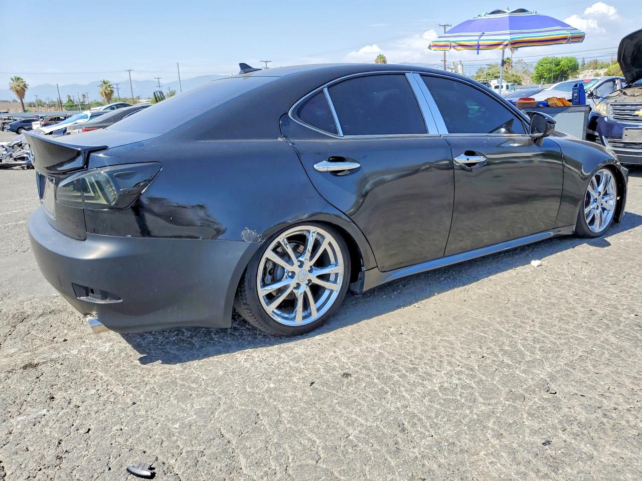 2007 Lexus Is 250 Base Black vin: JTHBK262372035118