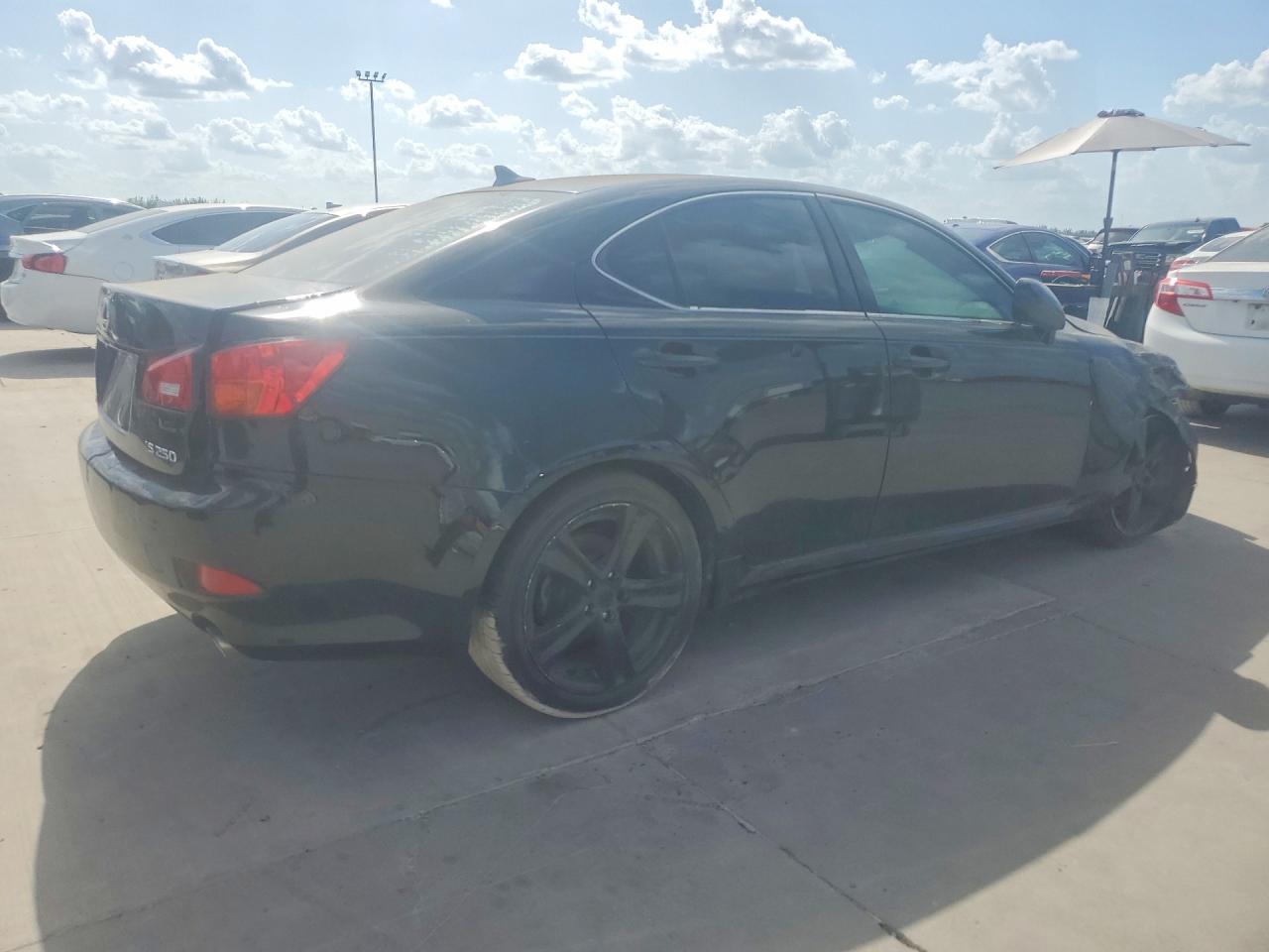 2007 Lexus Is 250 Base Black vin: JTHBK262372040254