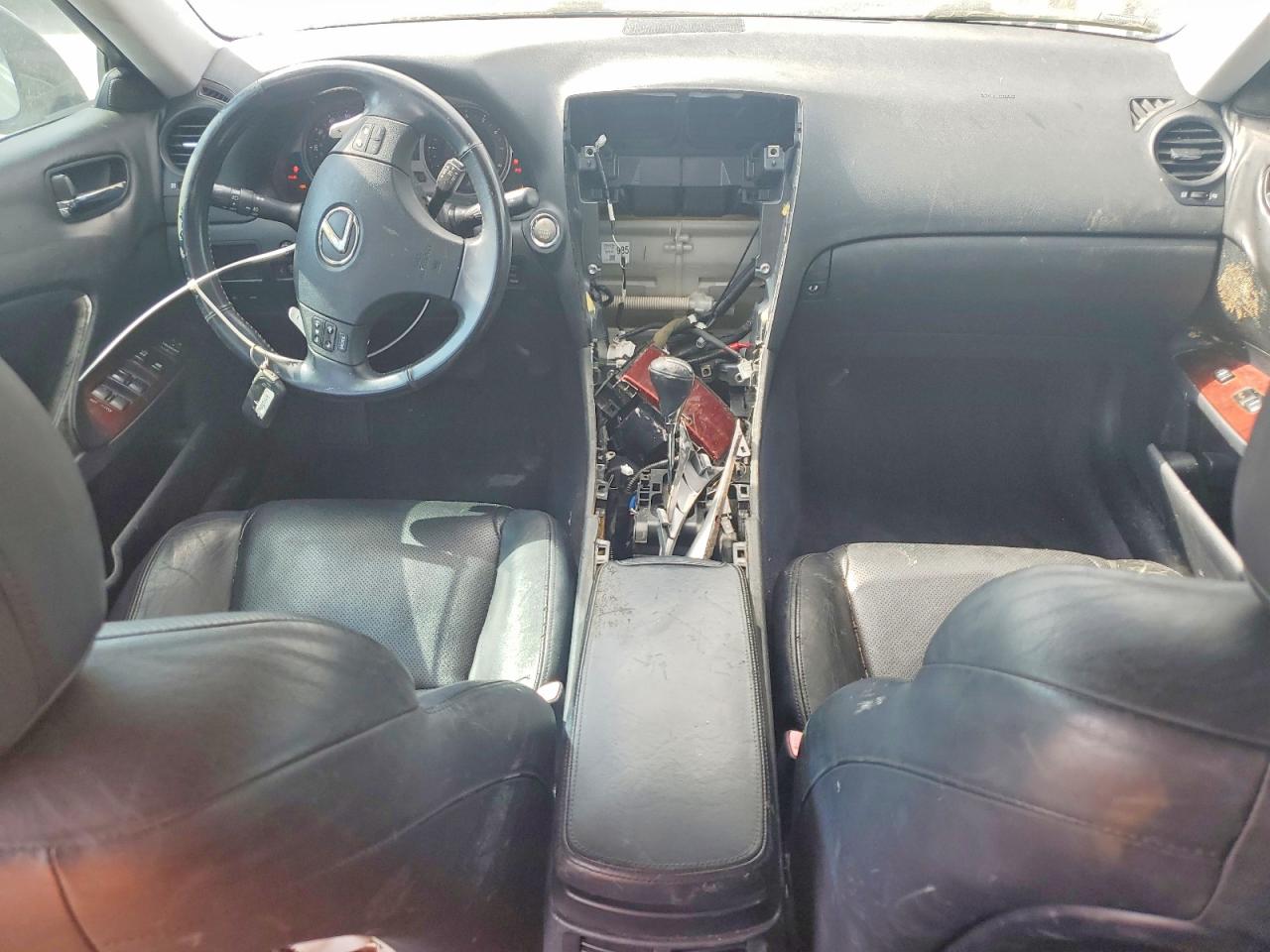 2007 Lexus Is 250 Base Black vin: JTHBK262372040254