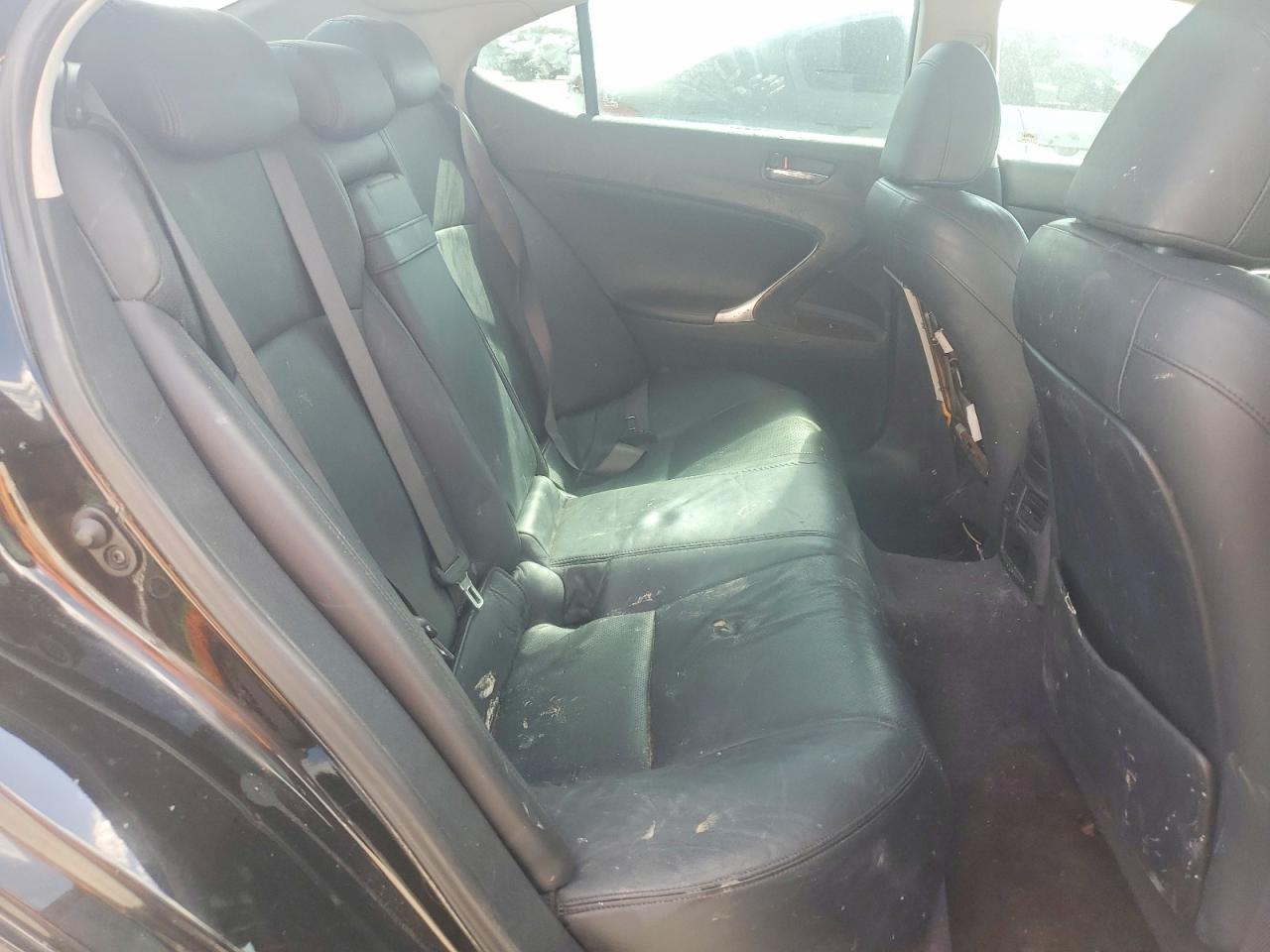 2007 Lexus Is 250 Base Black vin: JTHBK262372040254